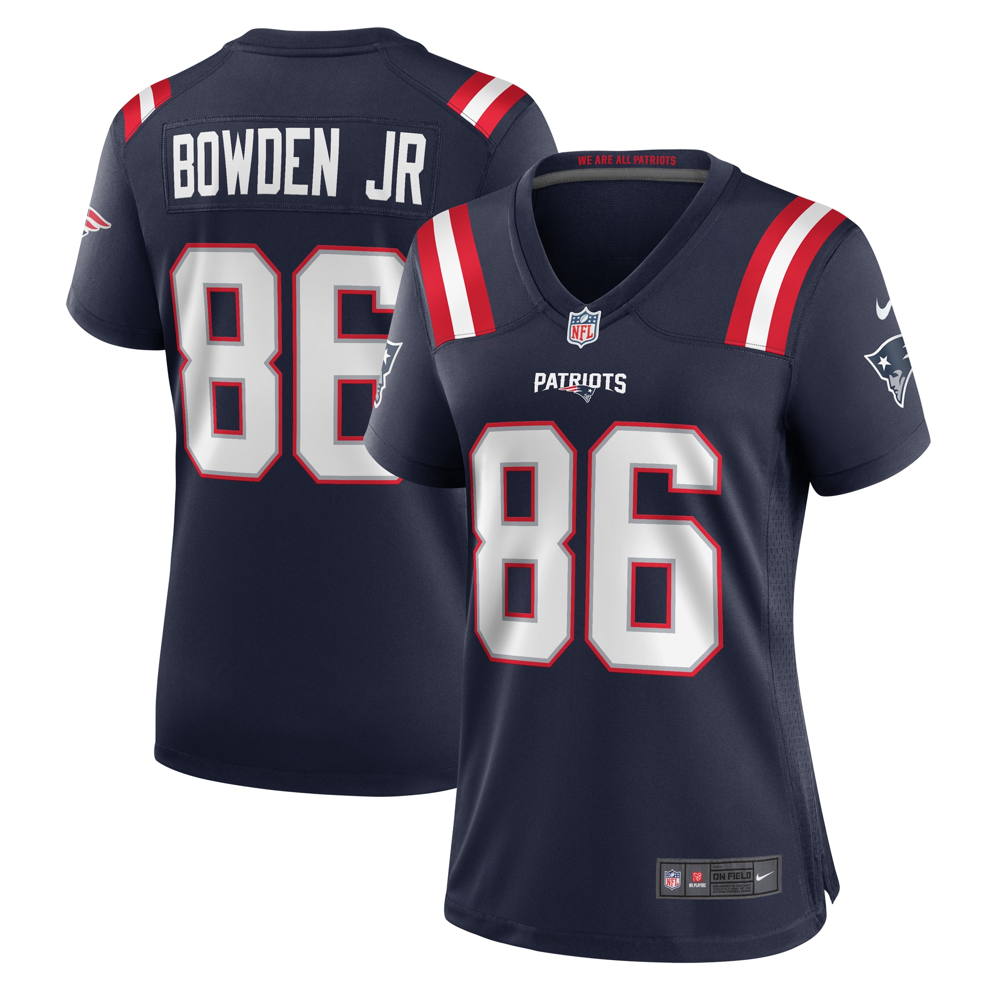 Lynn Bowden Jr. New England Patriots Game Jersey - Women's