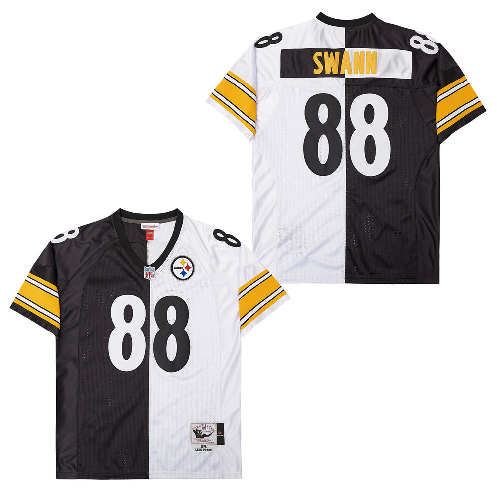 Alternative view of Lynn Swann #88 Pittsburgh Steelers Throwback Game Jersey - Men's