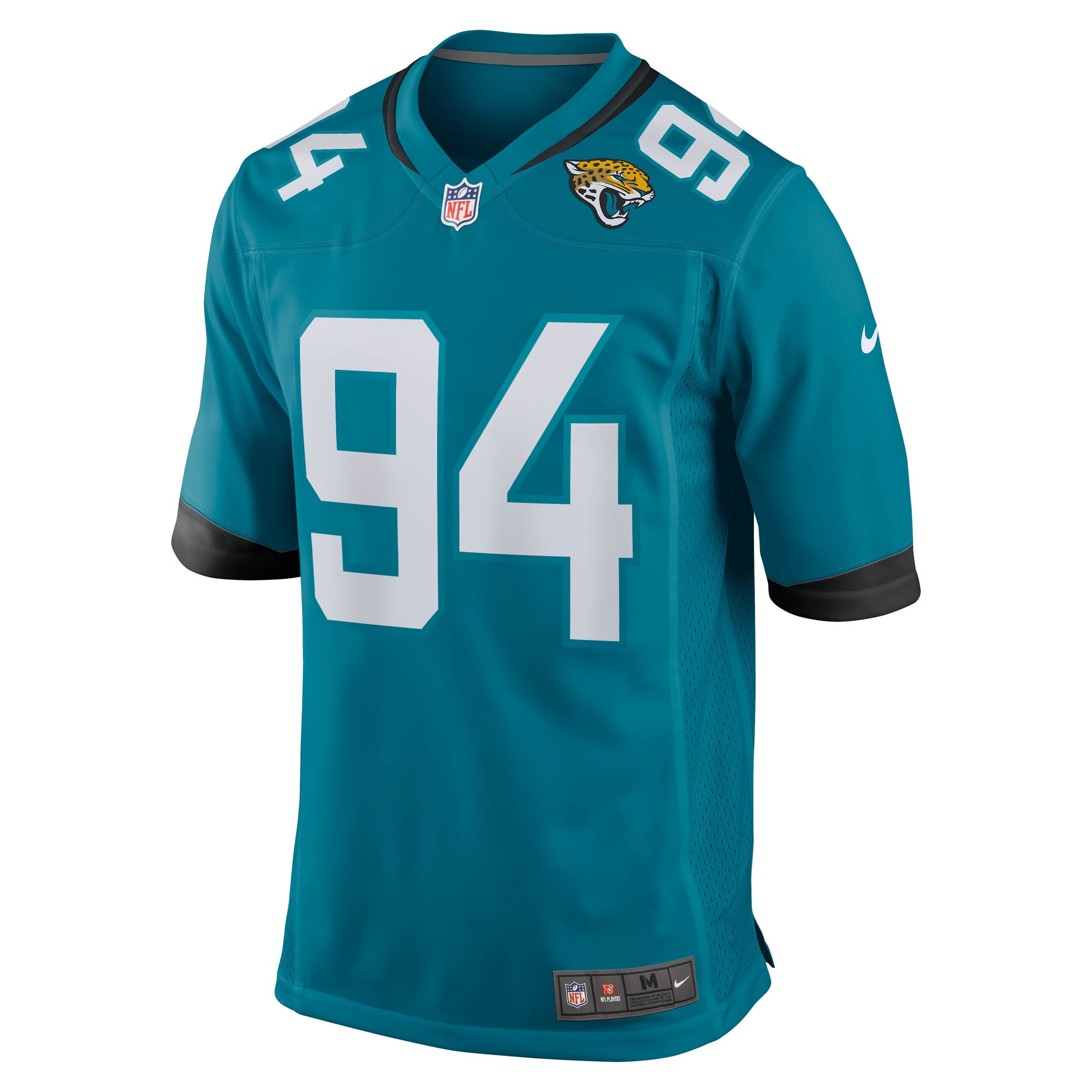 Alternative view of Maason Smith Jacksonville Jaguars Game Jersey - Men's