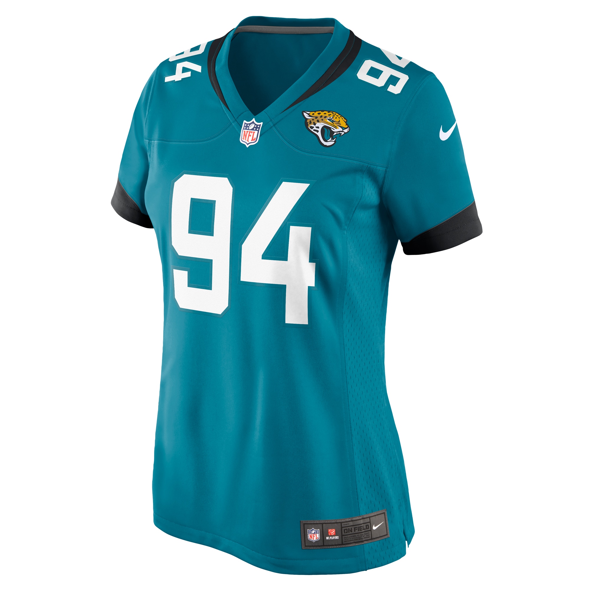 Alternative view of Maason Smith Jacksonville Jaguars Game Jersey - Women's