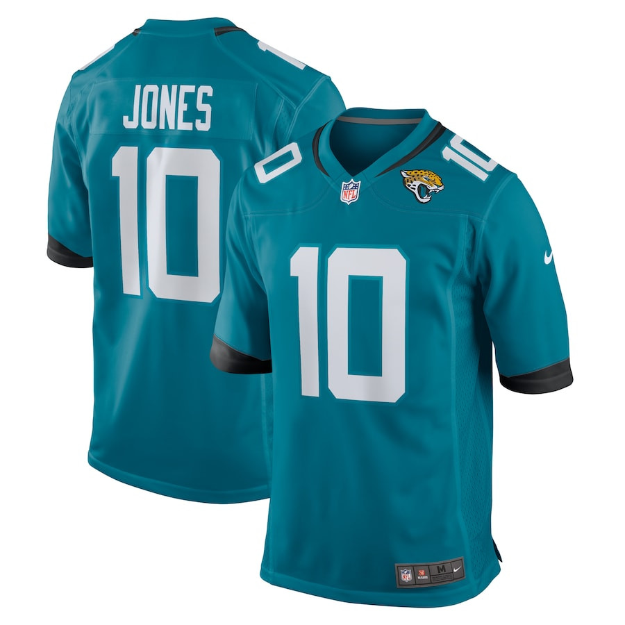 Mac Jones #10 Jacksonville Jaguars Alternate Game Jersey - Men's | Teal
