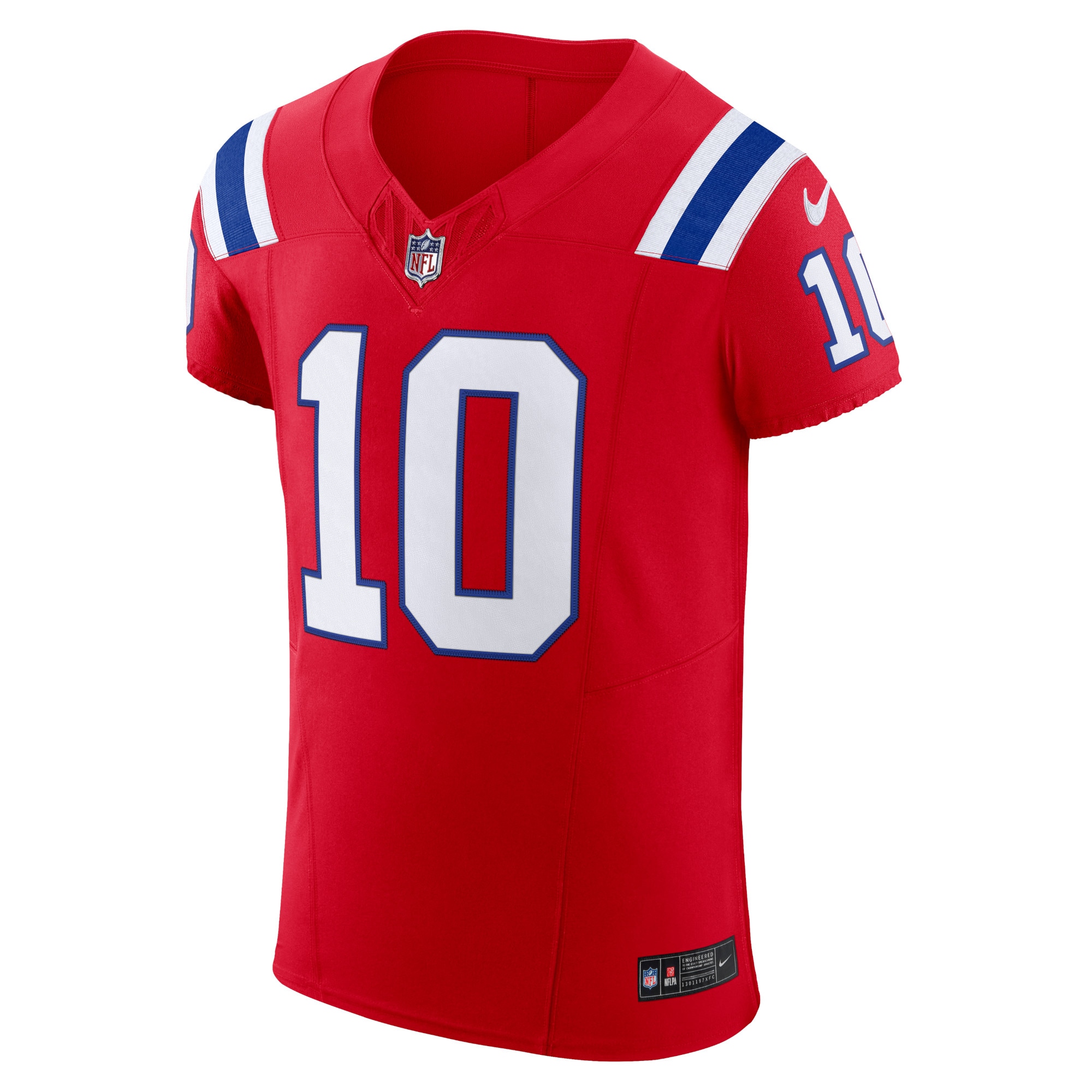 Alternative view of Mac Jones New England Patriots Alternate Elite Jersey - Men's