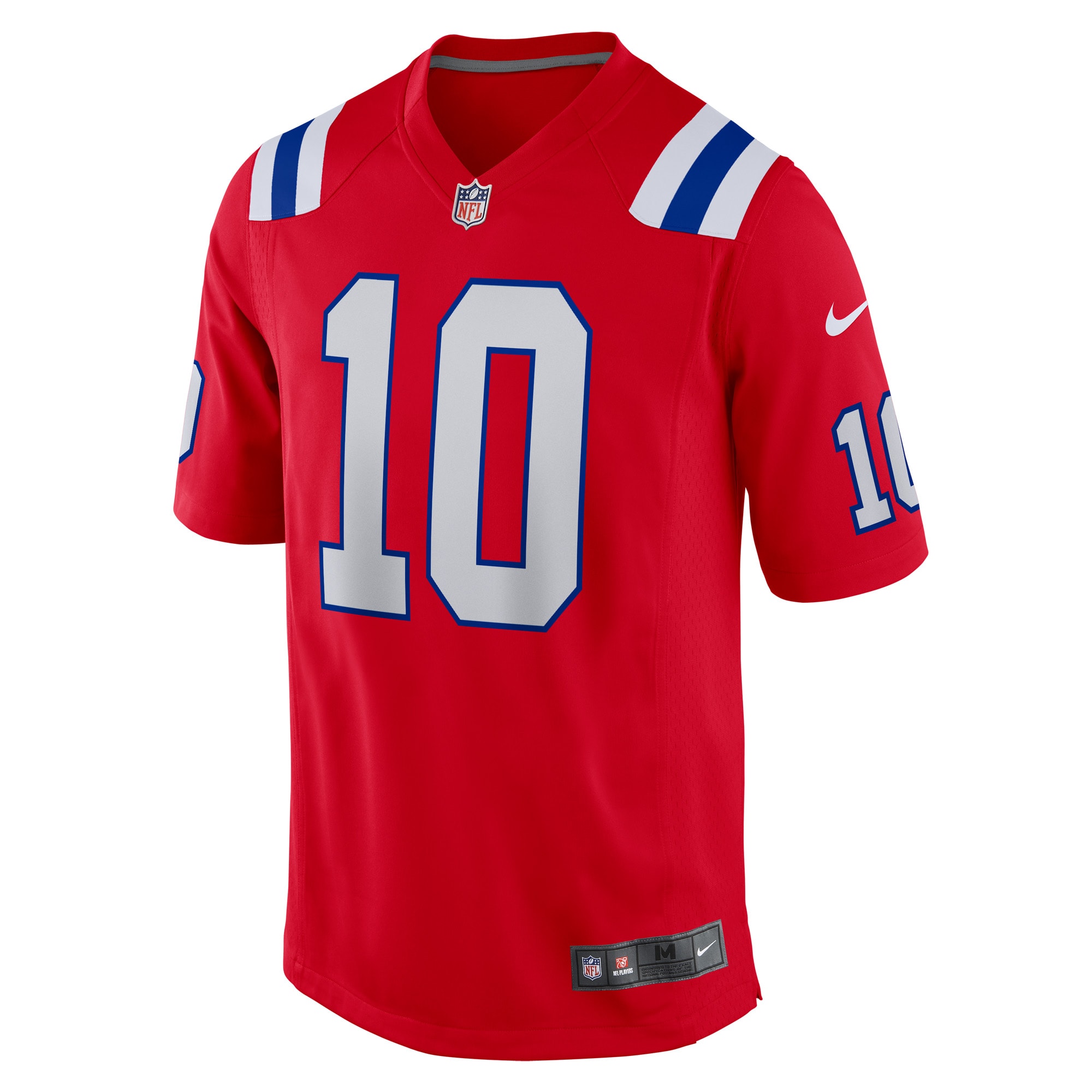 Alternative view of Mac Jones New England Patriots Game Jersey - Men's