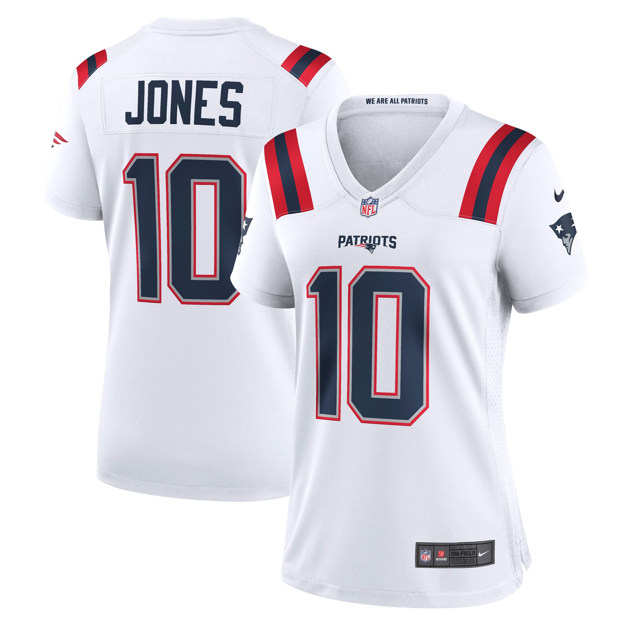 Mac Jones New England Patriots Game Jersey - Women's