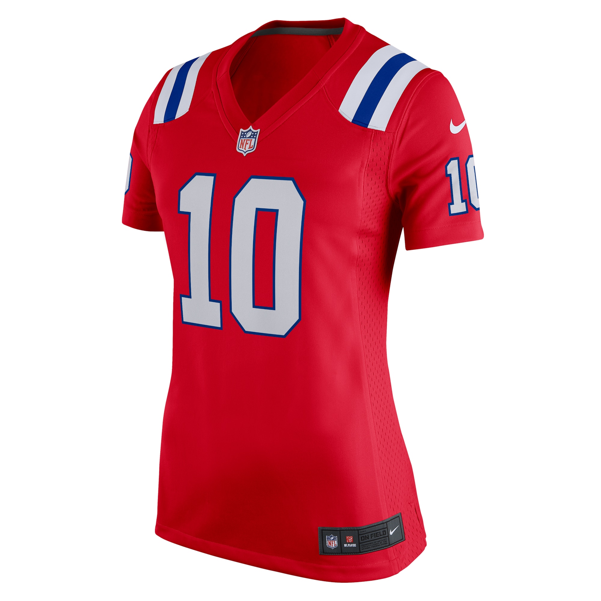 Alternative view of Mac Jones New England Patriots Game Jersey - Women's