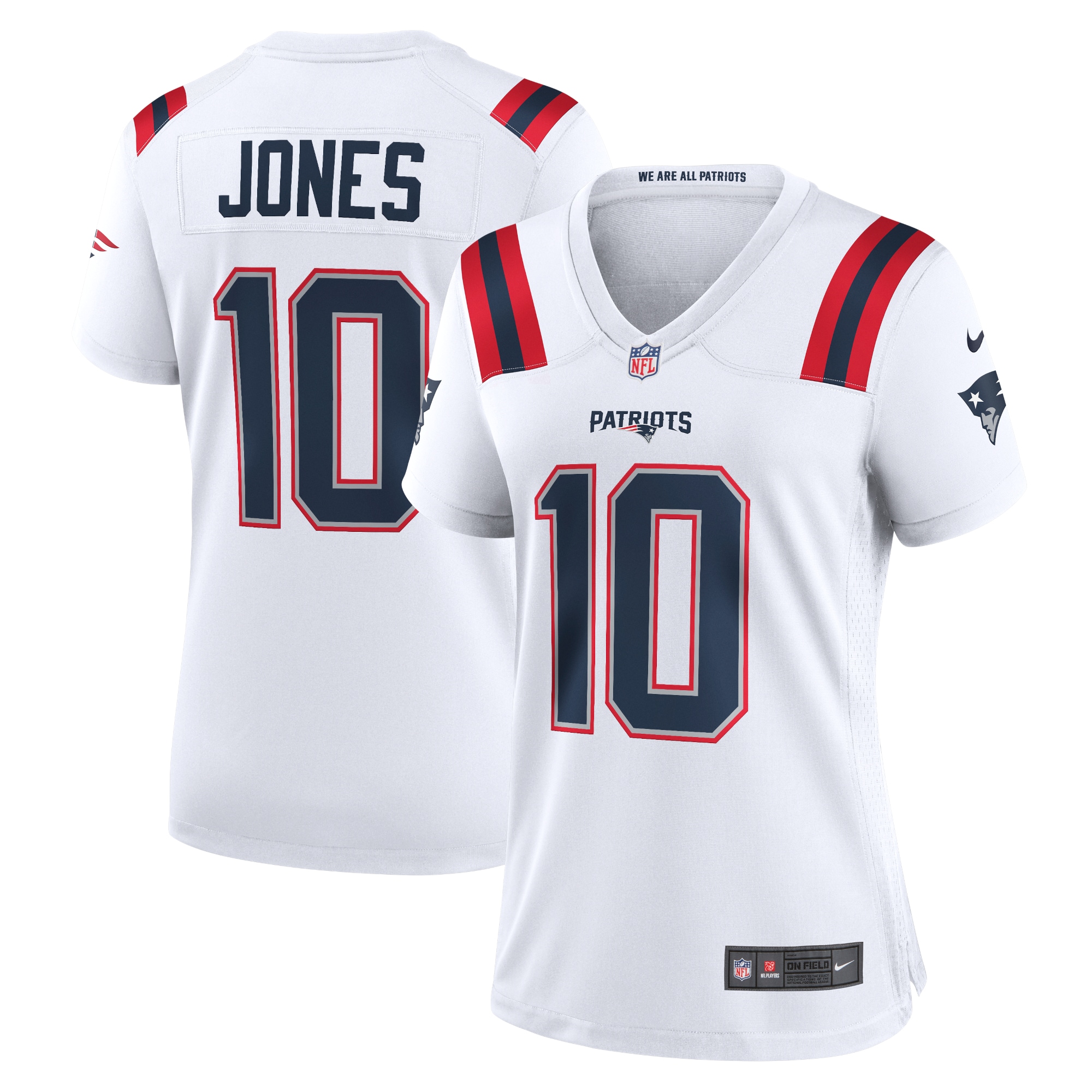 Mac Jones New England Patriots Game Jersey - Women's