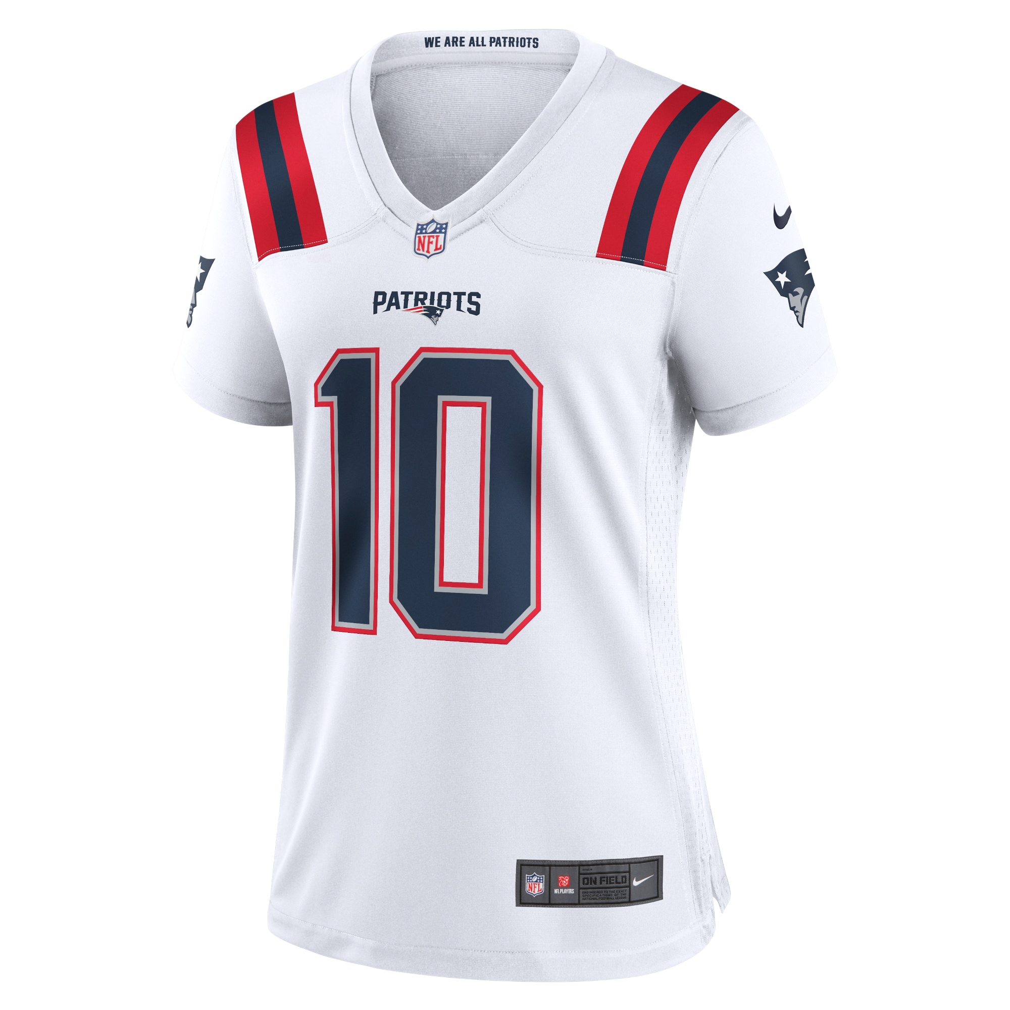 Alternative view of Mac Jones New England Patriots Game Jersey - Women's