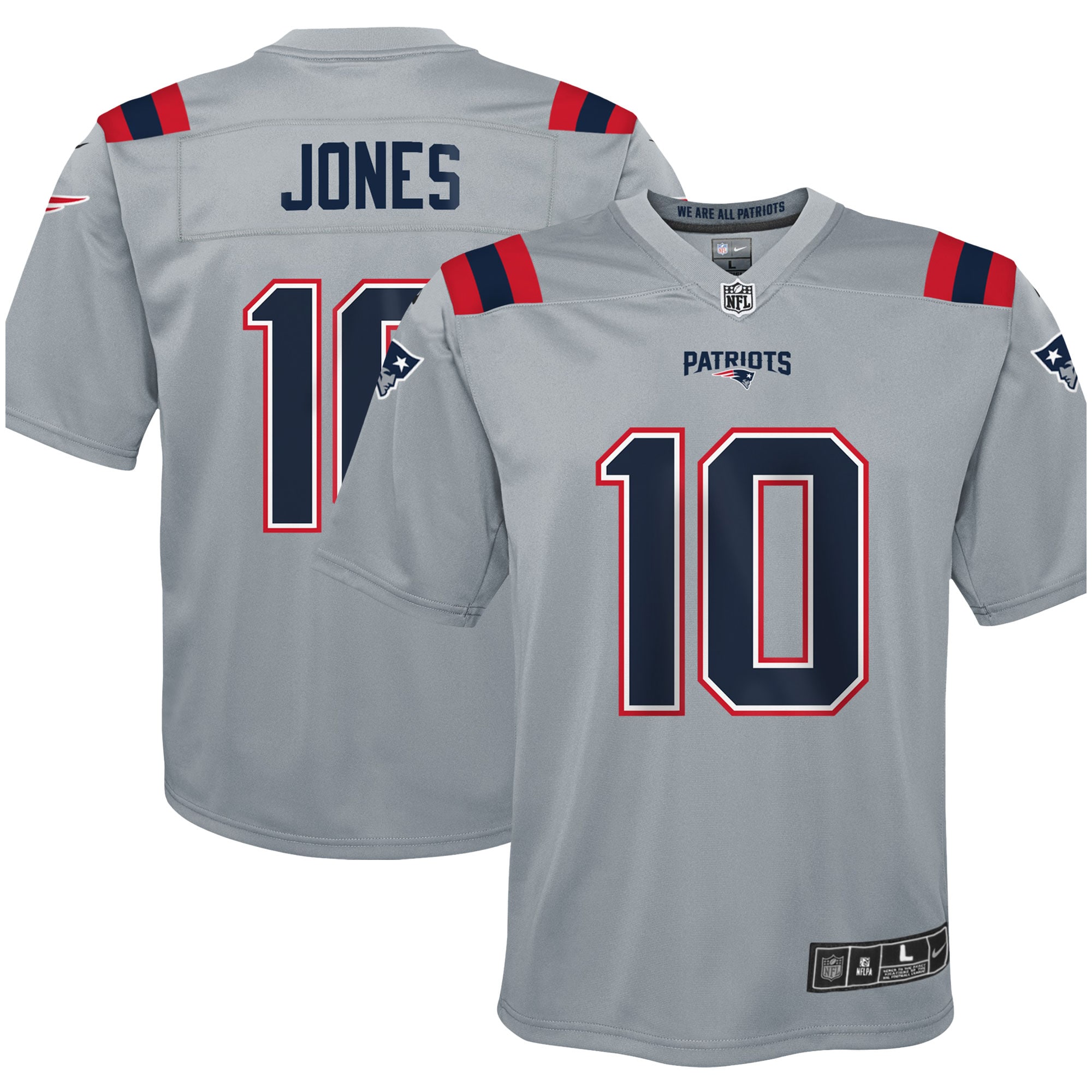 Mac Jones New England Patriots Inverted Game Jersey - Youth