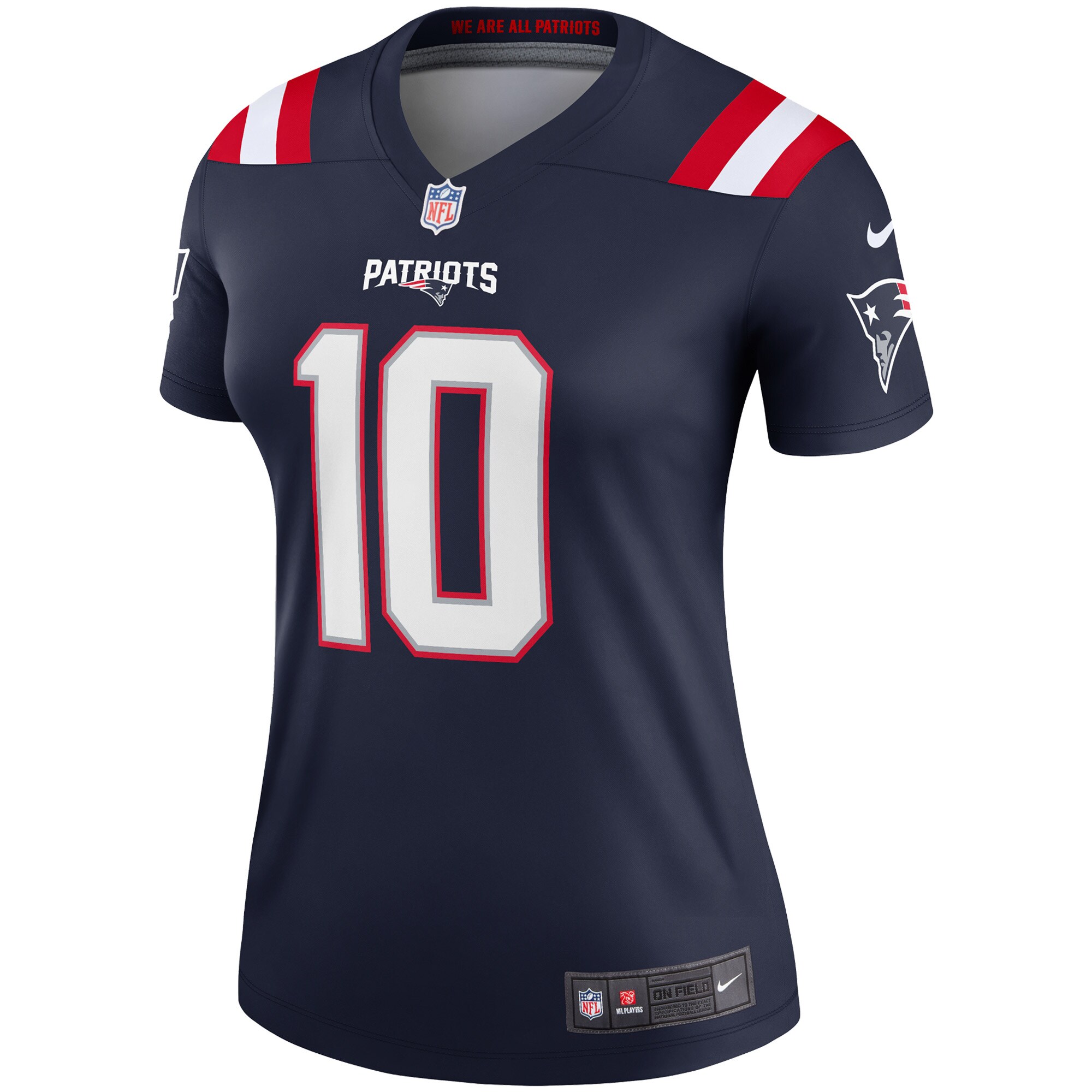 Alternative view of Mac Jones New England Patriots Legend Jersey - Women's