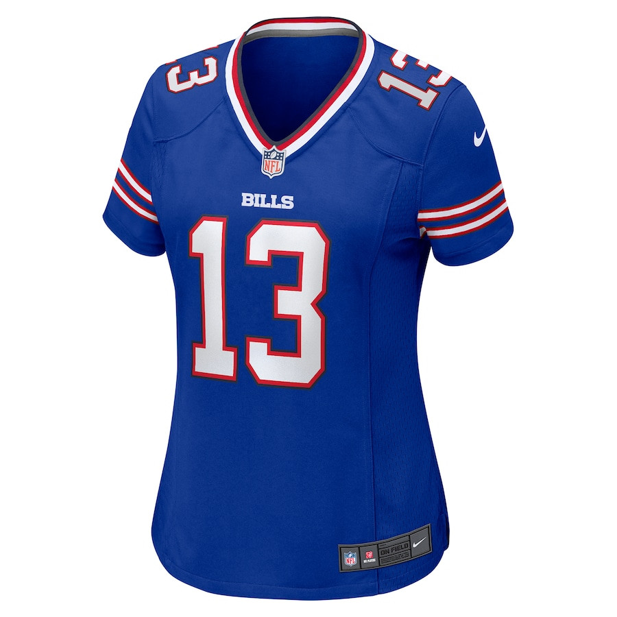 Alternative view of Mack Hollins #13 Buffalo Bills Game Jersey - Women's | Royal