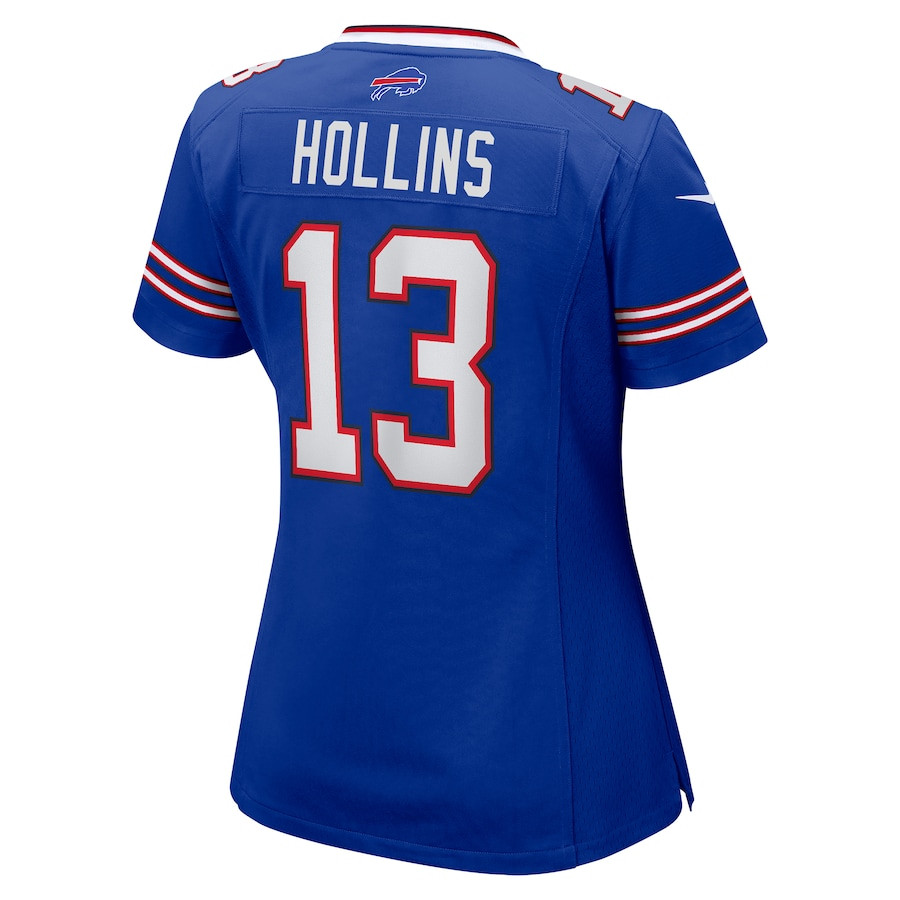 Mack Hollins #13 Buffalo Bills Game Jersey - Women's | Royal - Image 3