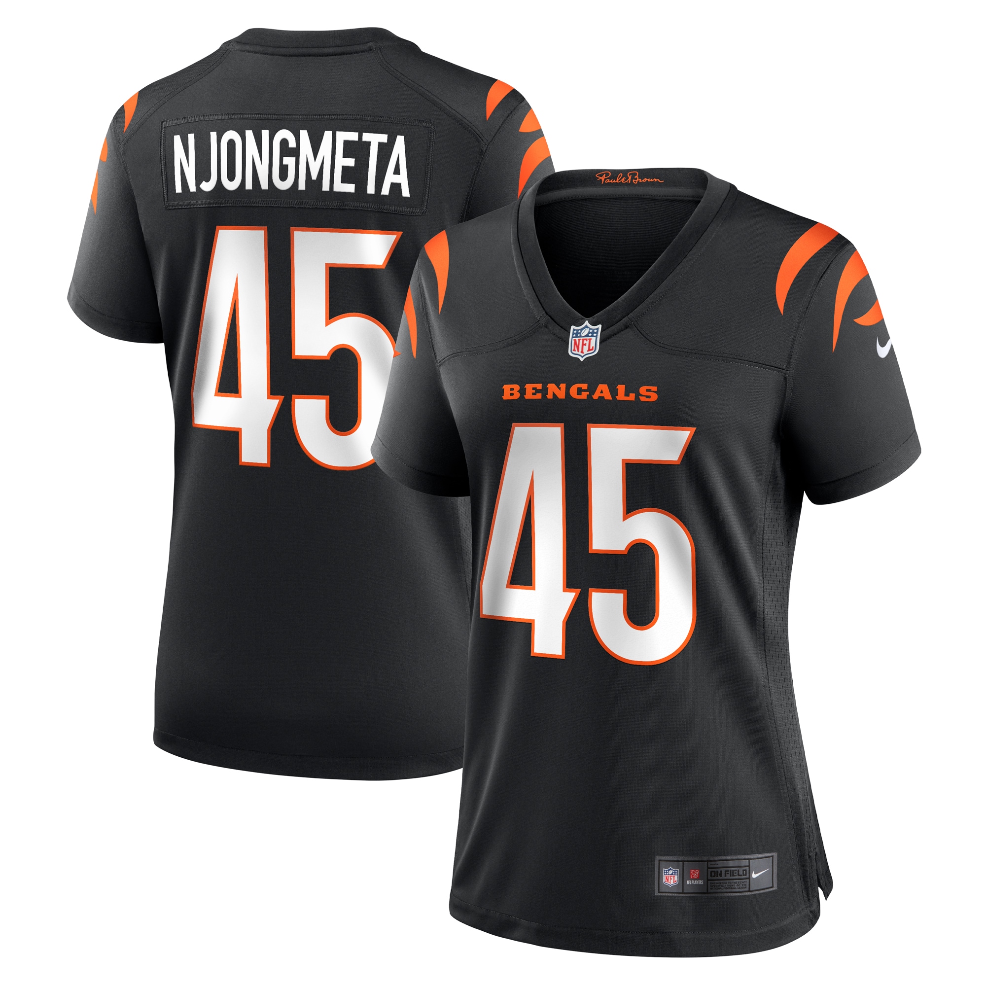 Maema Njongmeta Cincinnati Bengals Game Jersey - Women's