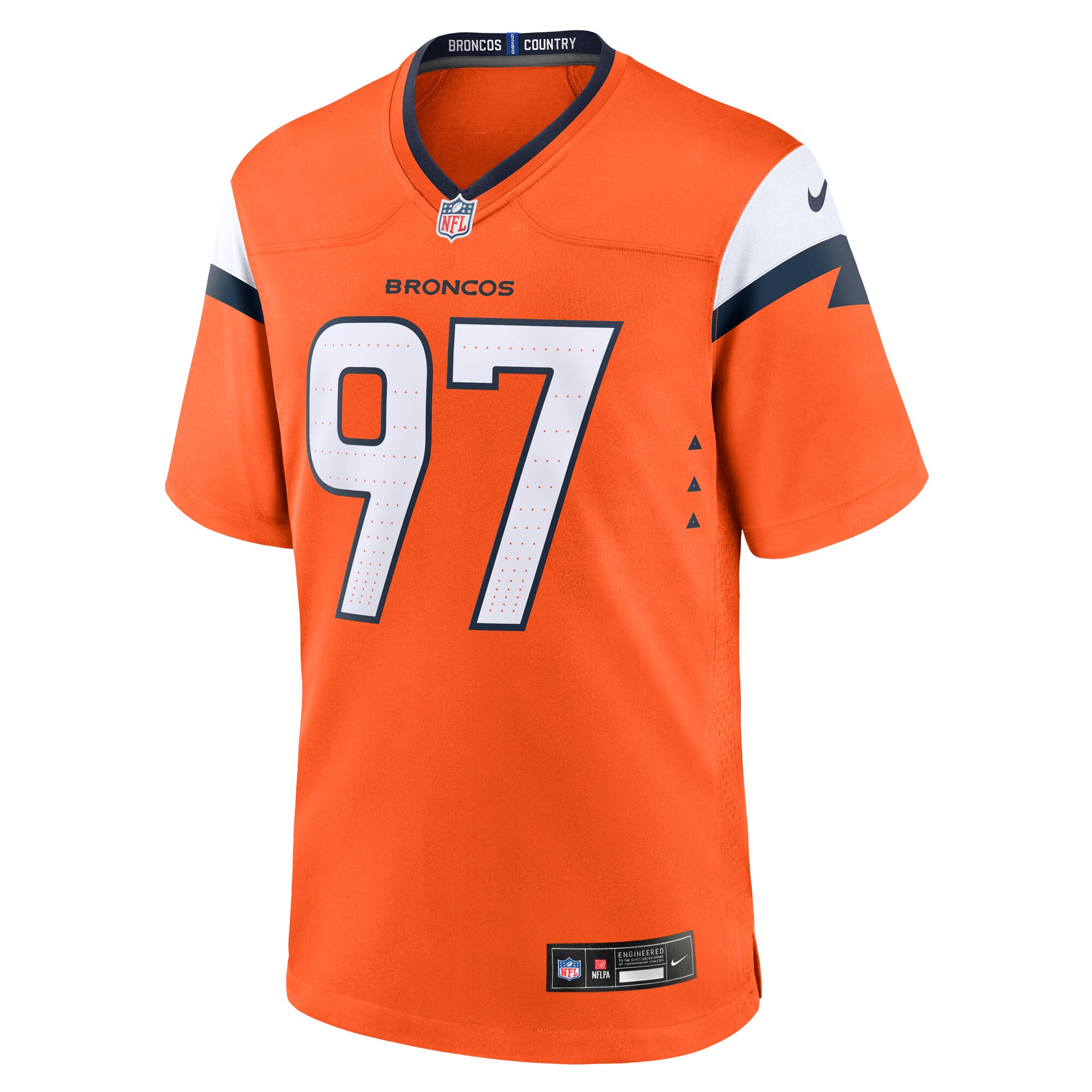Alternative view of Malcolm Roach Denver Broncos Game Jersey - Men's