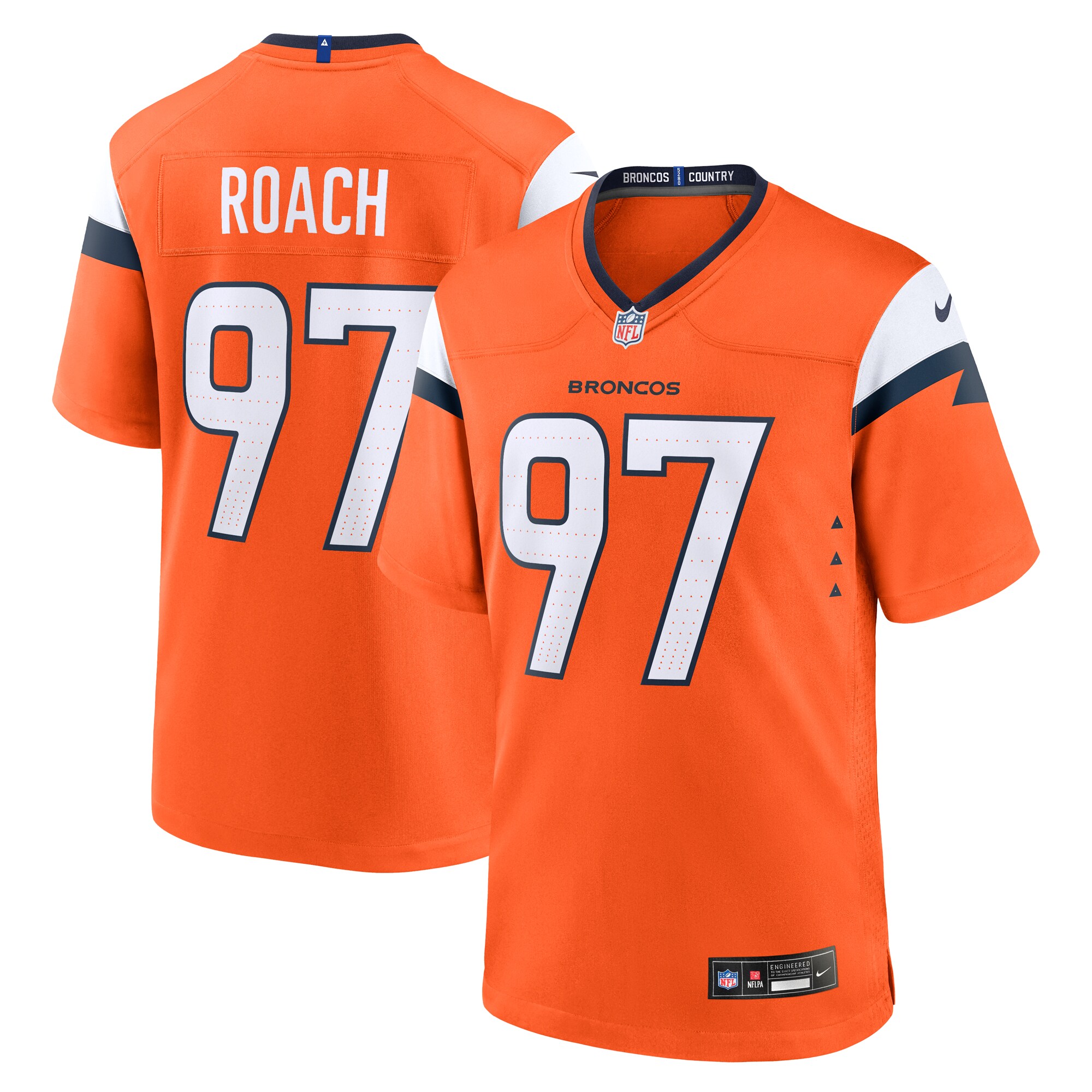 Malcolm Roach Denver Broncos Game Jersey - Men's