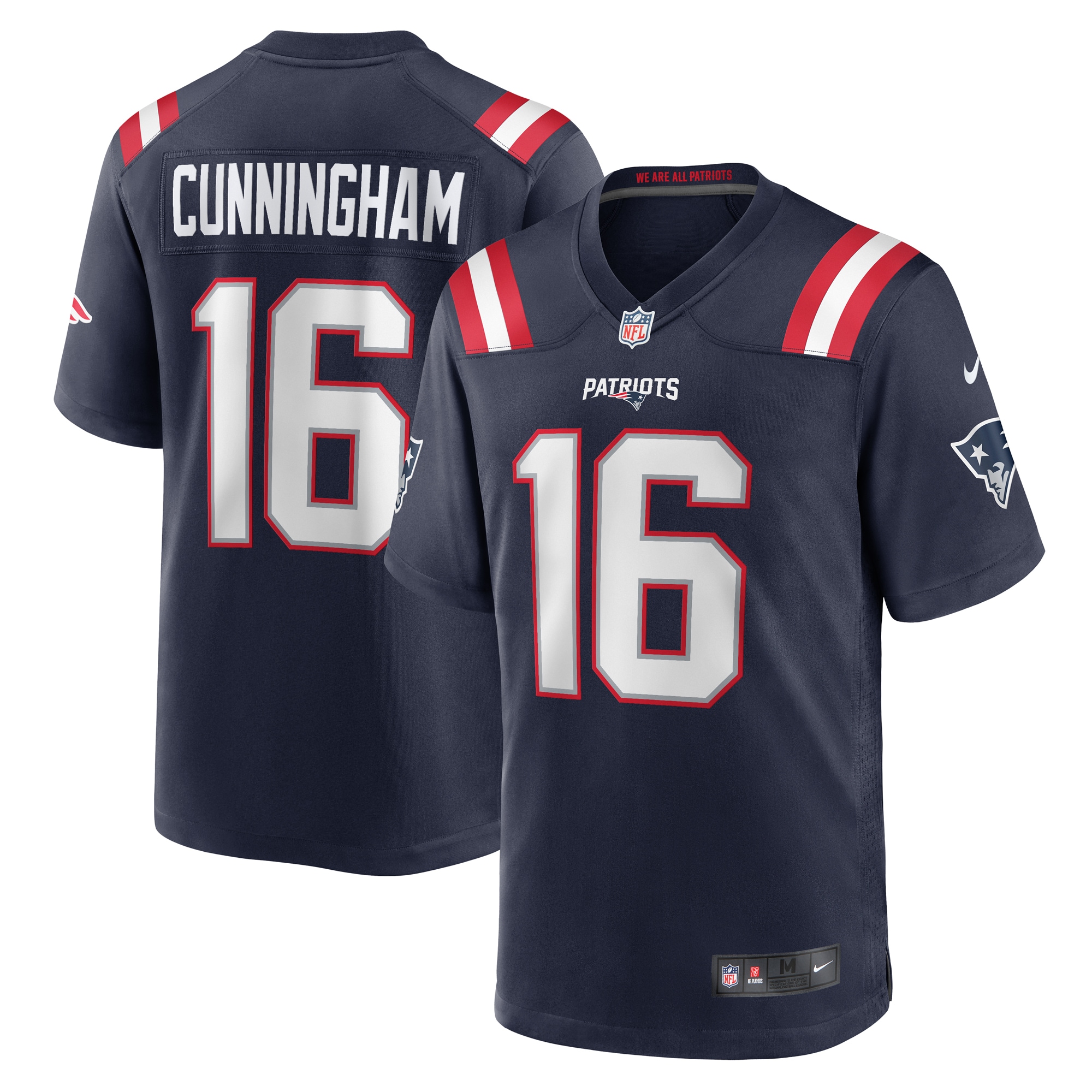 Malik Cunningham New England Patriots Game Jersey - Men's