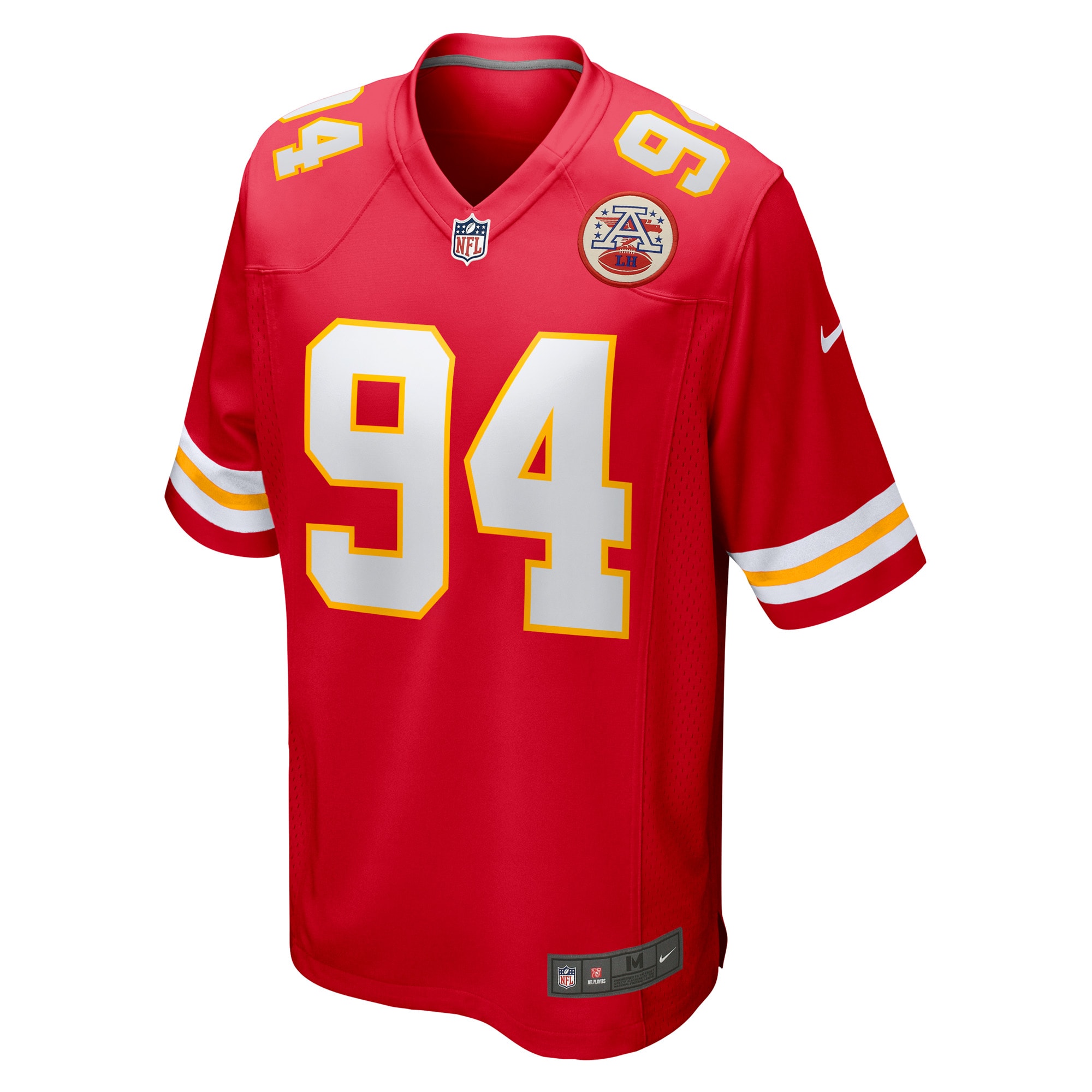 Alternative view of Malik Herring Kansas City Chiefs Game Jersey - Men's
