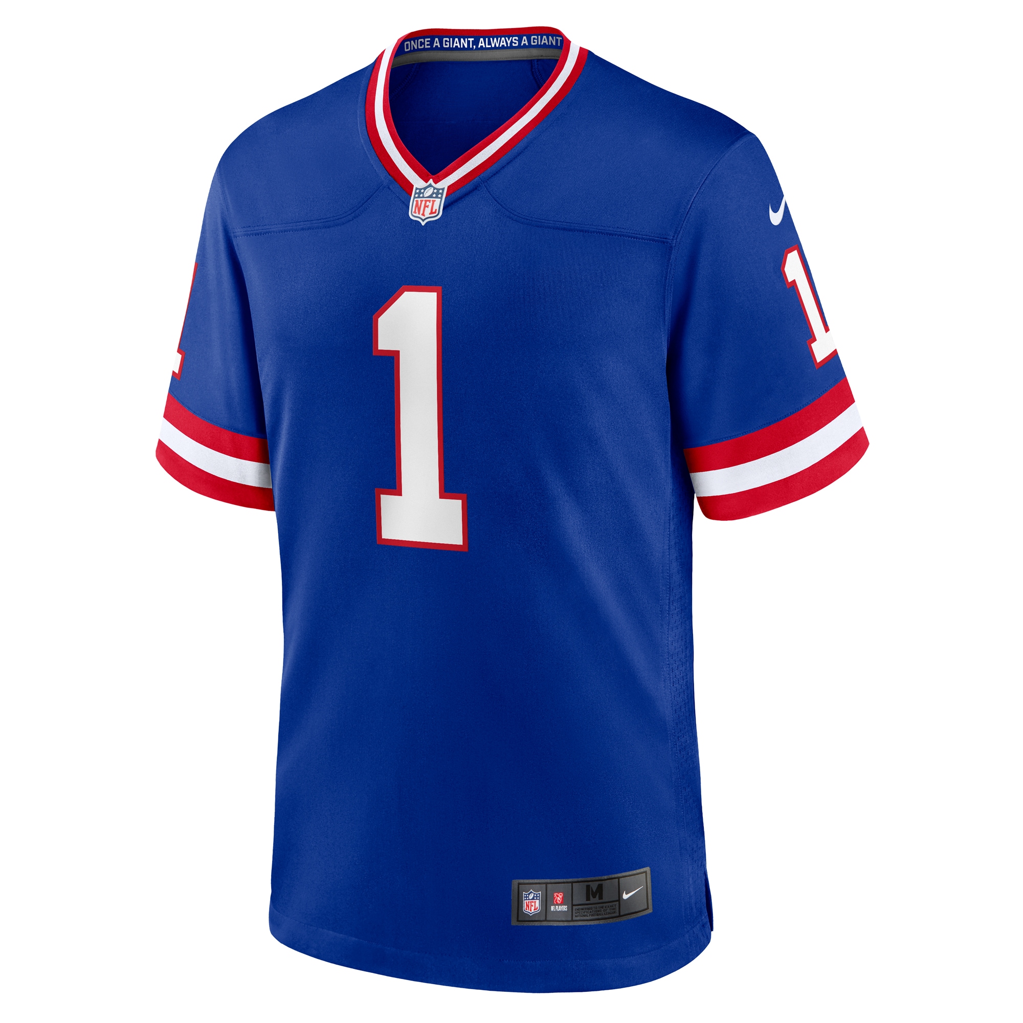 Alternative view of Malik Nabers New York Giants 2nd Alternate Game Jersey - Men's