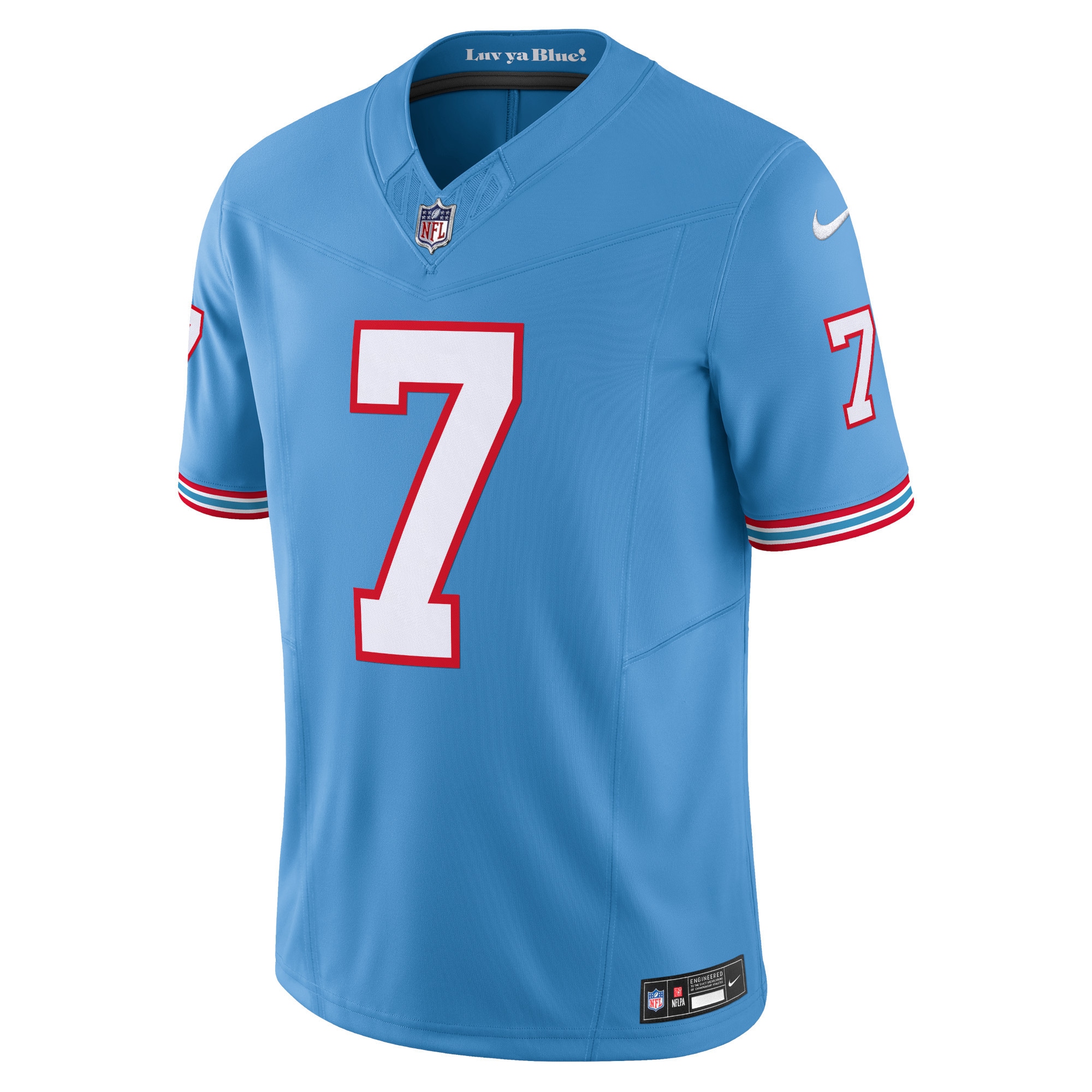 Alternative view of Malik Willis Light Tennessee Titans Vapor F.U.S.E. Limited Jersey - Men's