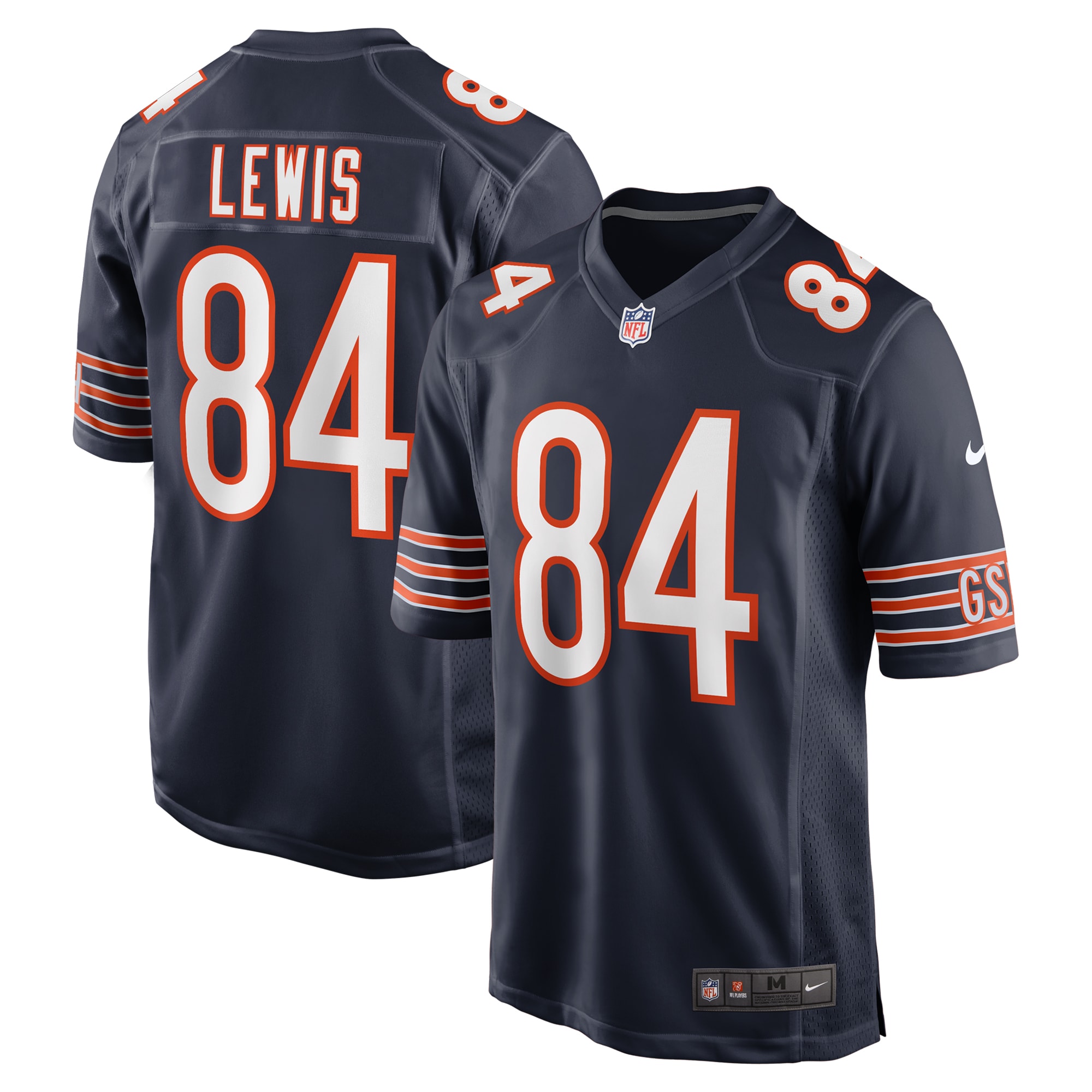 Marcedes Lewis Chicago Bears Game Jersey - Men's