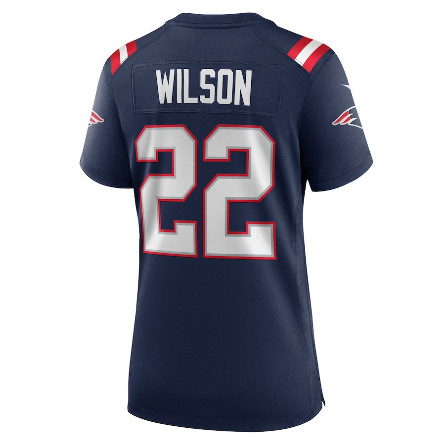 Marco Wilson #22 New England Patriots Game Jersey - Women's | Navy - Image 3