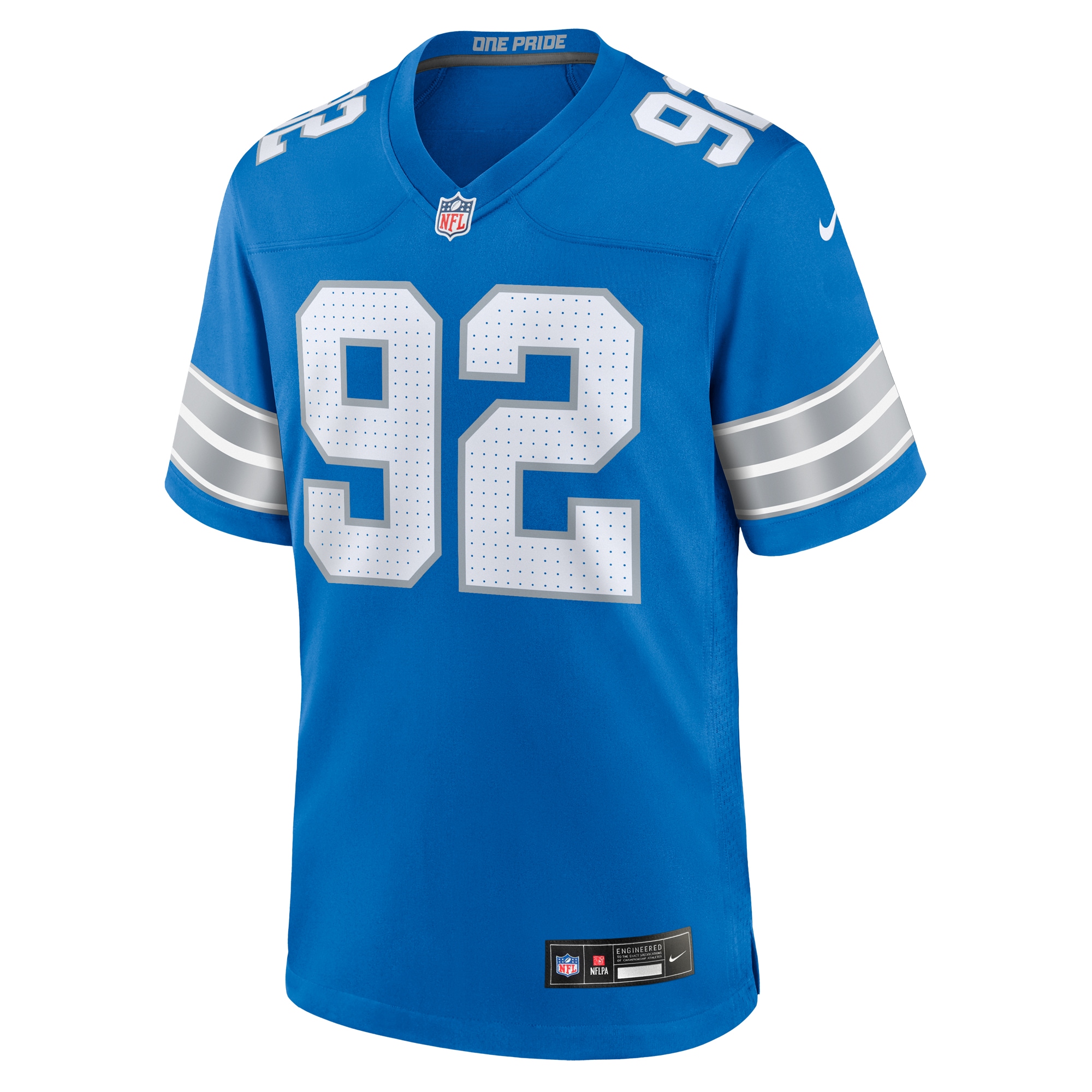 Alternative view of Marcus Davenport Detroit Lions Game Jersey - Men's