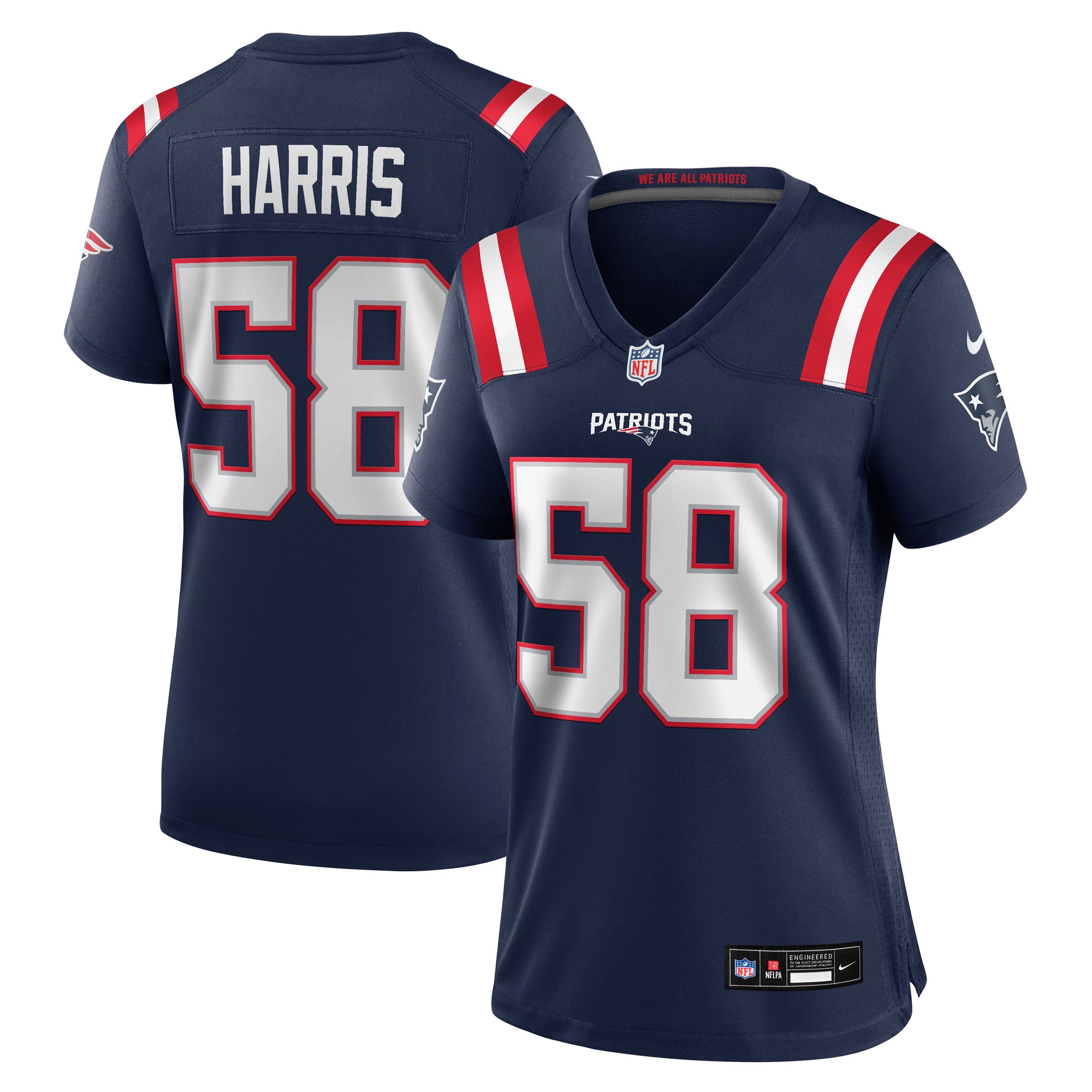 Marcus Harris New England Patriots Game Jersey - Women's