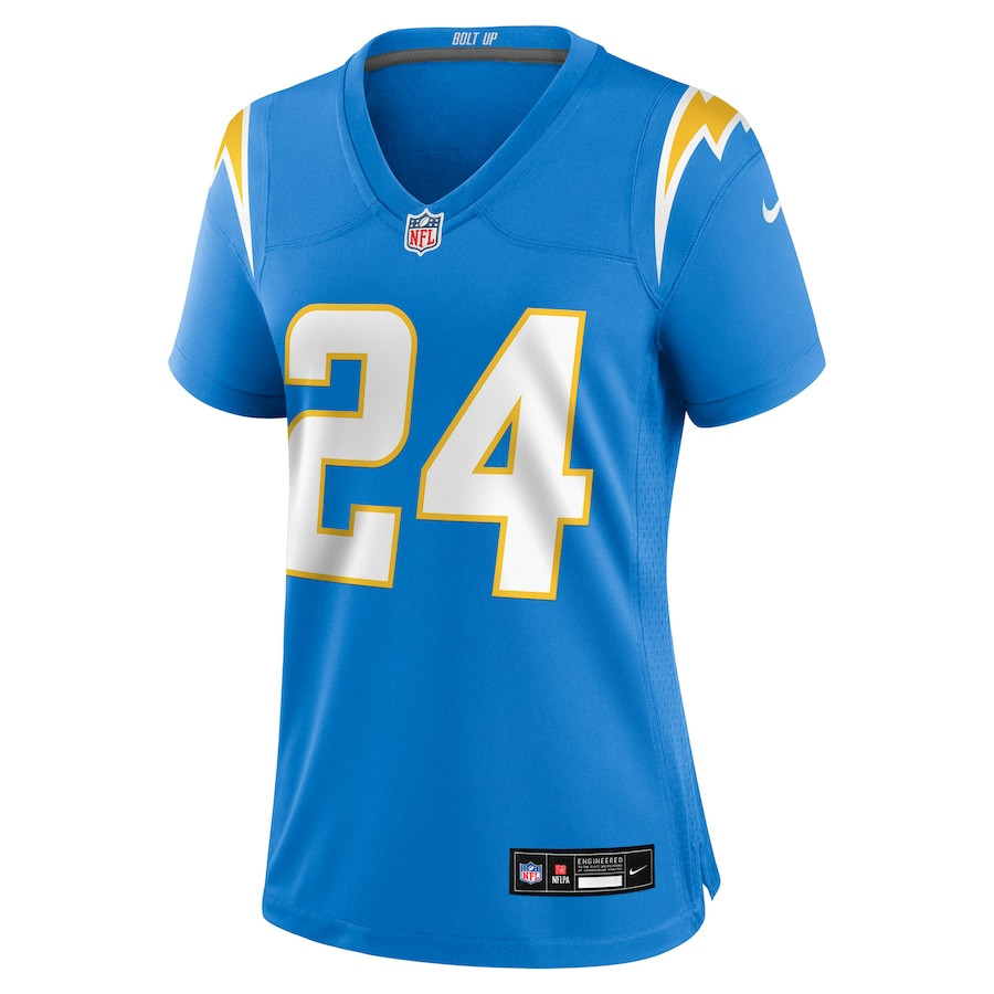 Alternative view of Marcus Maye #24 Los Angeles Chargers Game Jersey - Women's | Powder Blue