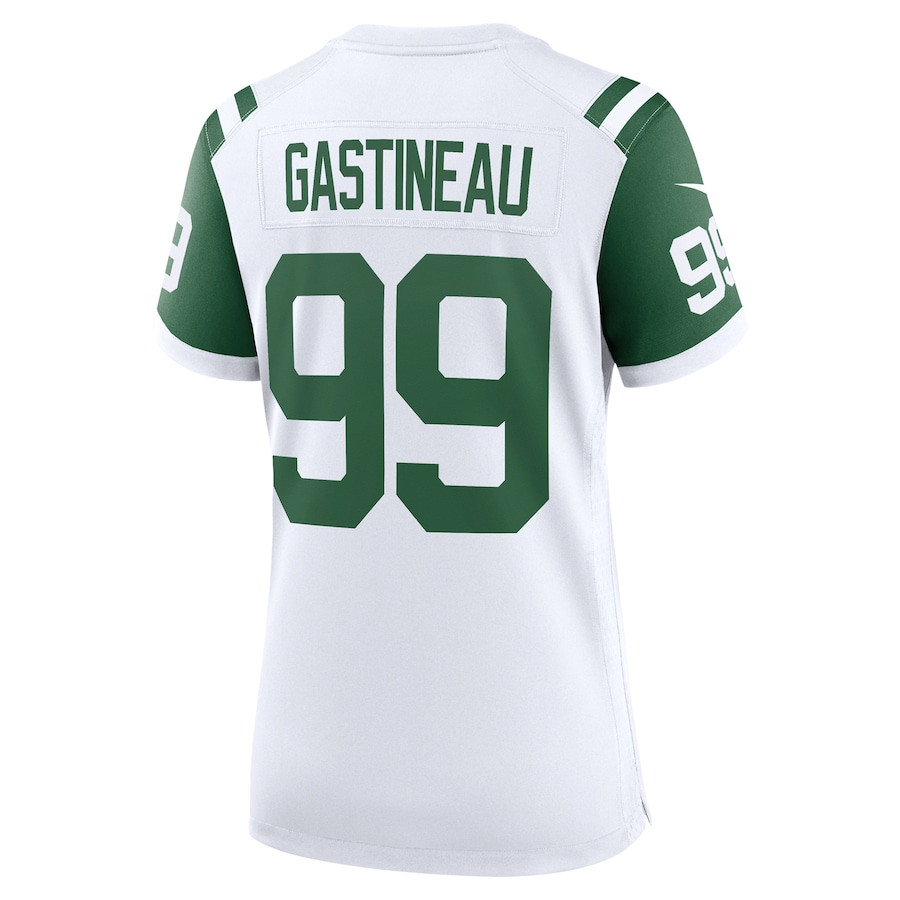 Mark Gastineau #99 New York Jets Alternate Game Jersey - Women's | White - Image 3