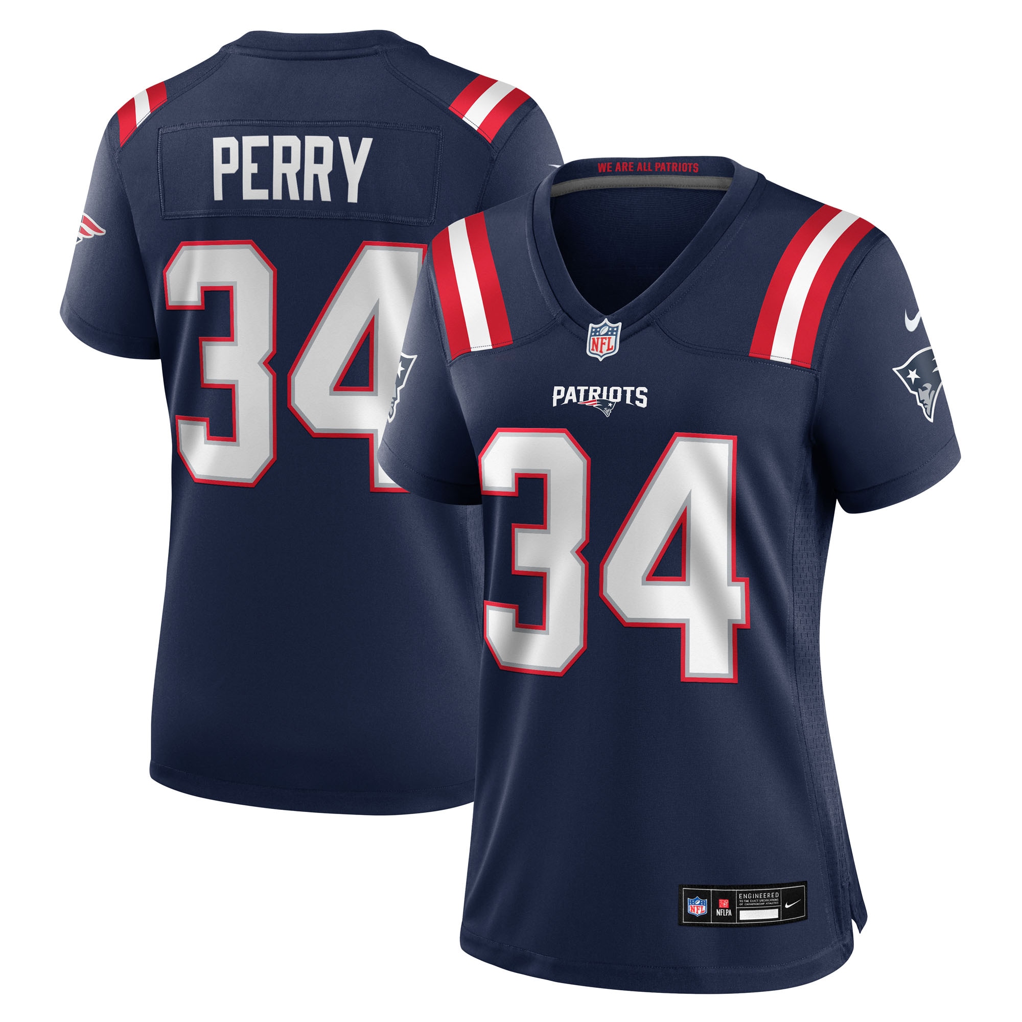 Mark Perry New England Patriots Game Jersey - Women's