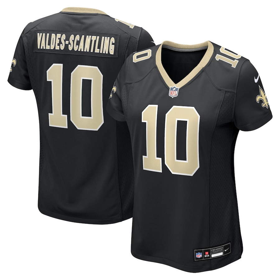Marquez Valdes-Scantling #10 New Orleans Saints Game Jersey - Women's | Black
