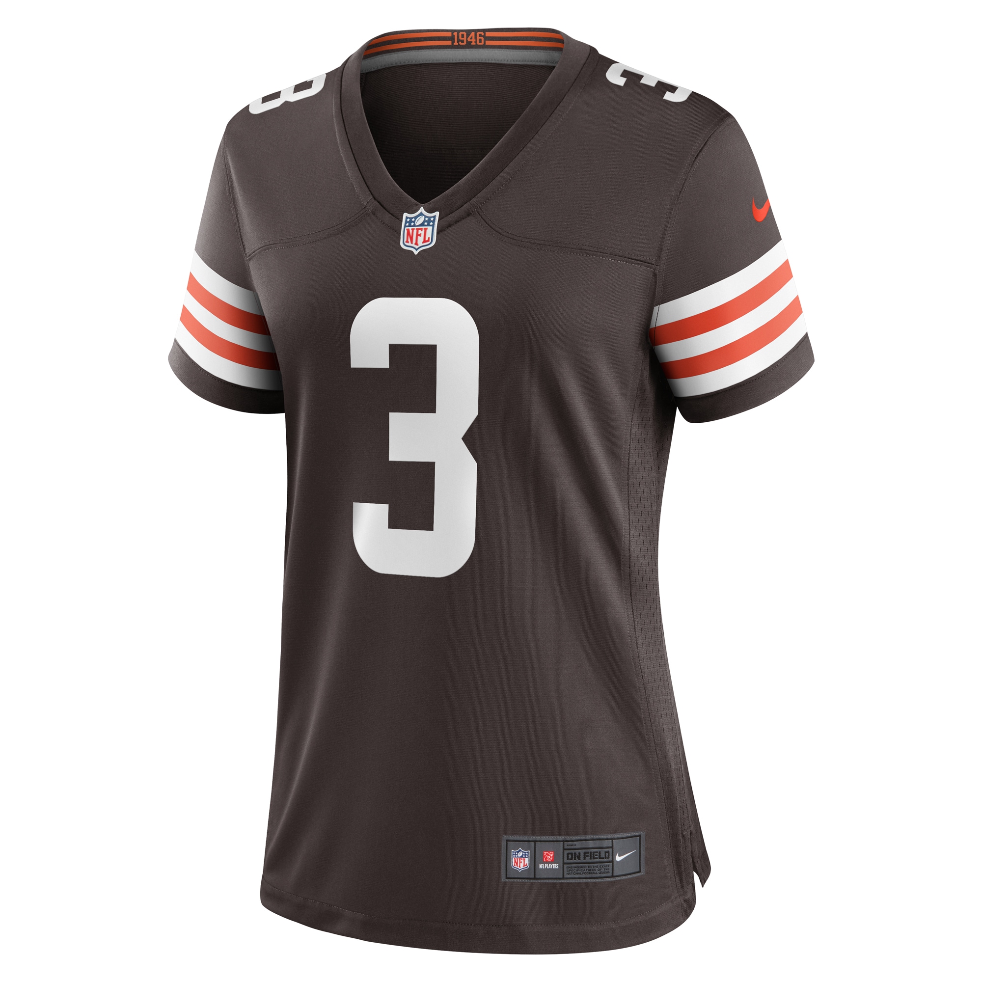 Alternative view of Marquise Goodwin Cleveland Browns Game Jersey - Women's