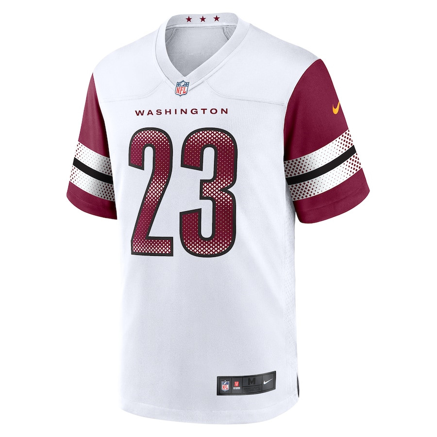 Alternative view of Marshon Lattimore #23 Washington Commanders Game Jersey - Men's | White