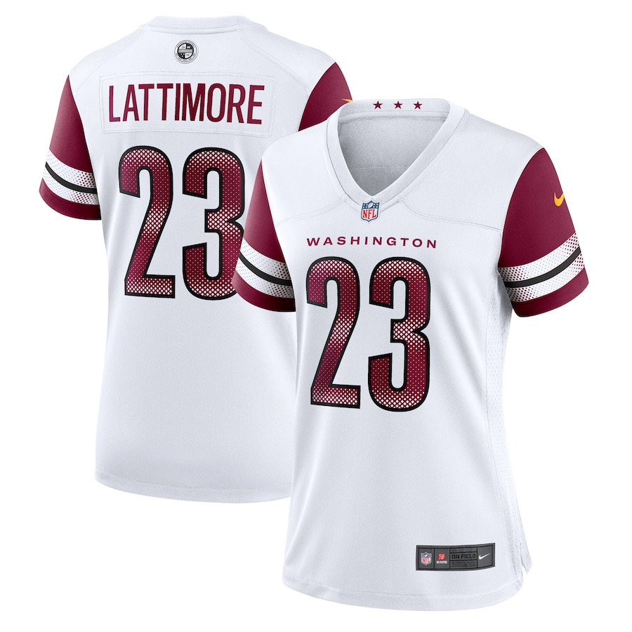 Marshon Lattimore #23 Washington Commanders Game Jersey - Women's | White