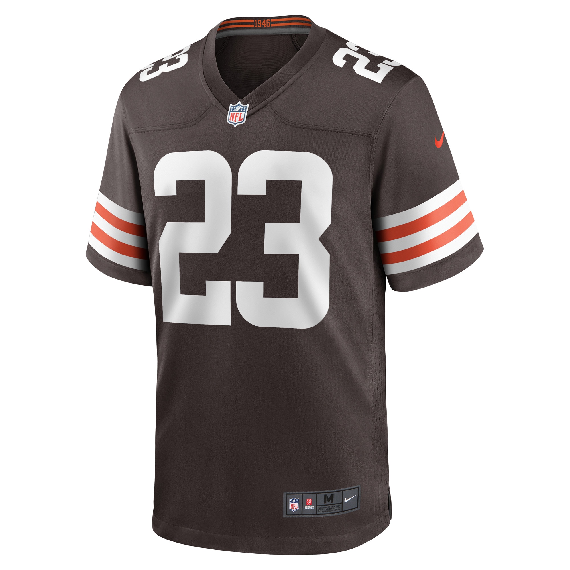 Alternative view of Martin Emerson Jr. Cleveland Browns Game Jersey - Men's