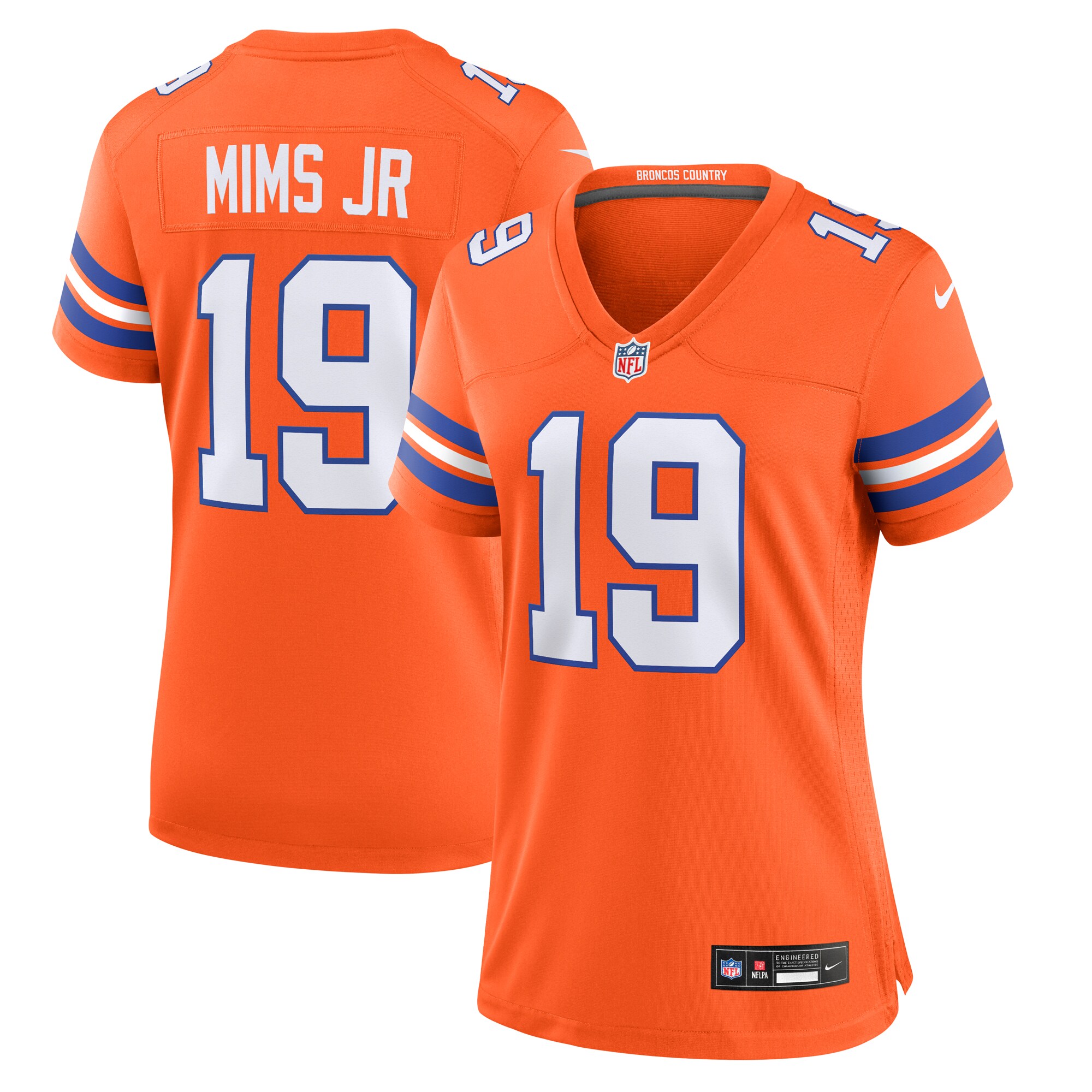 Marvin Mims Jr Denver Broncos Throwback Game Jersey - Women's
