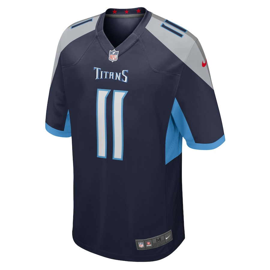 Alternative view of Mason Rudolph #11 Tennessee Titans Game Jersey - Men's | Navy
