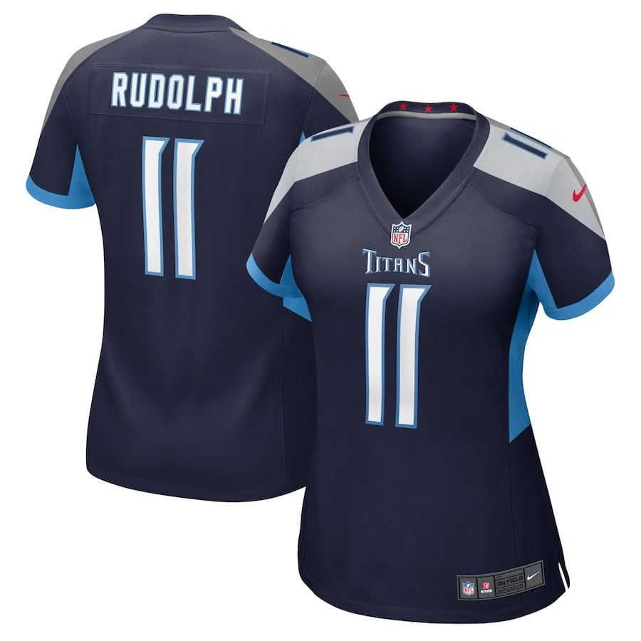 Mason Rudolph #11 Tennessee Titans Game Jersey - Women's | Navy