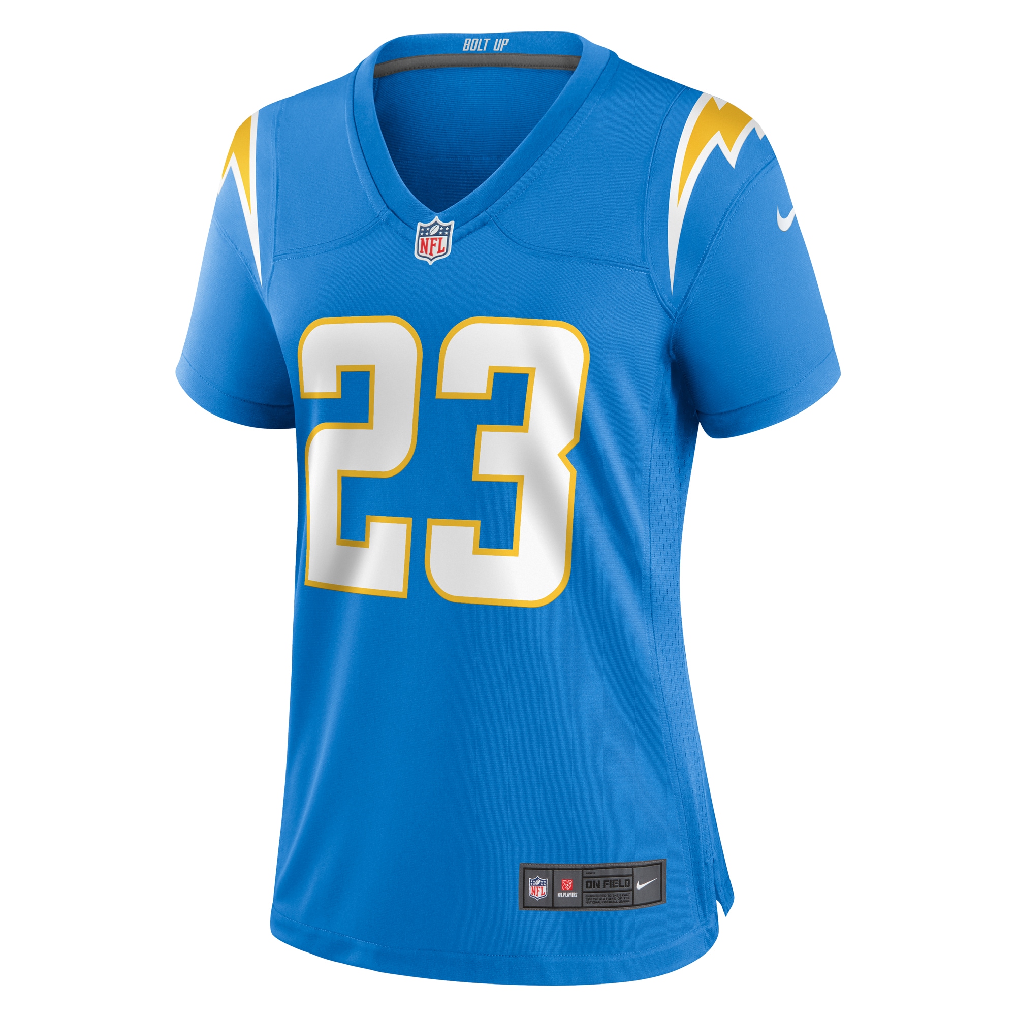 Alternative view of Matt Hankins Los Angeles Chargers Game Jersey - Women's