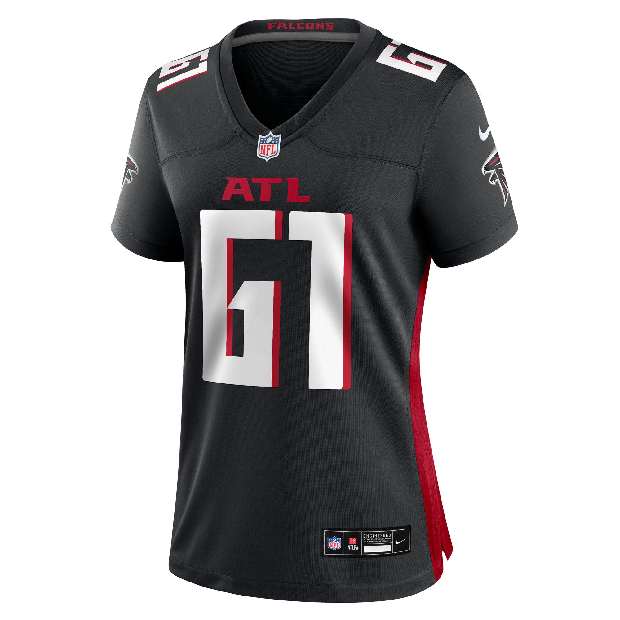 Alternative view of Matt Hennessy Atlanta Falcons Game Jersey - Women's