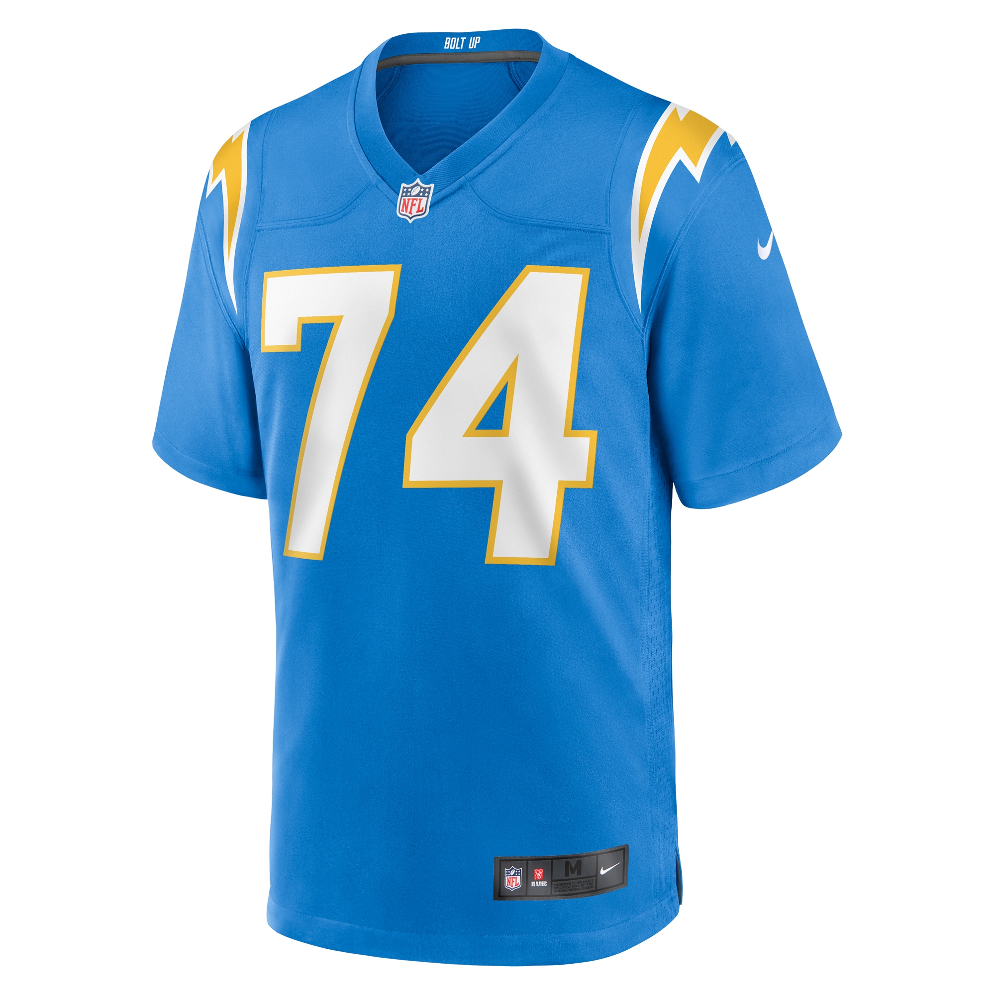 Alternative view of Matt Kaskey Los Angeles Chargers Game Jersey - Men's