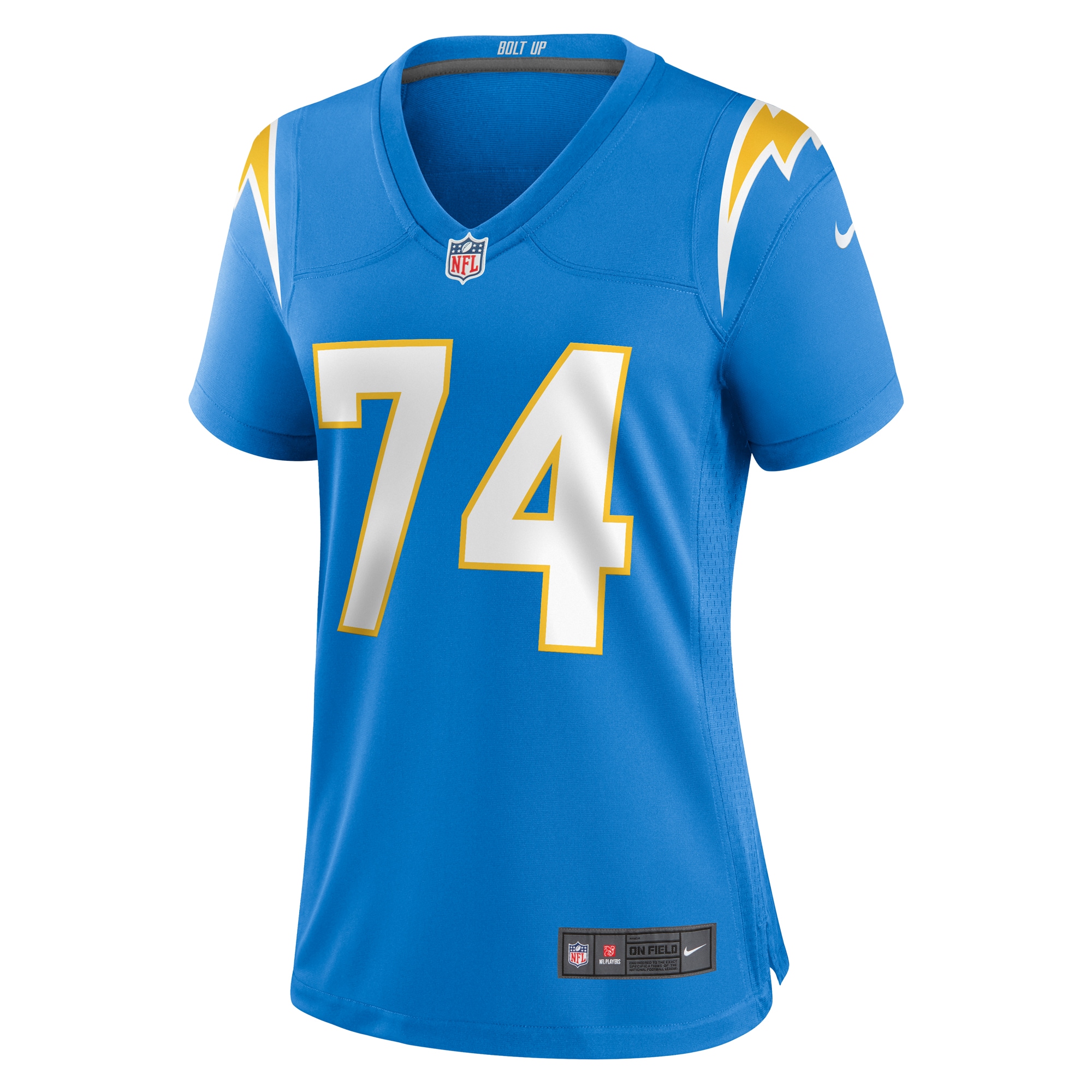 Alternative view of Matt Kaskey Los Angeles Chargers Game Jersey - Women's