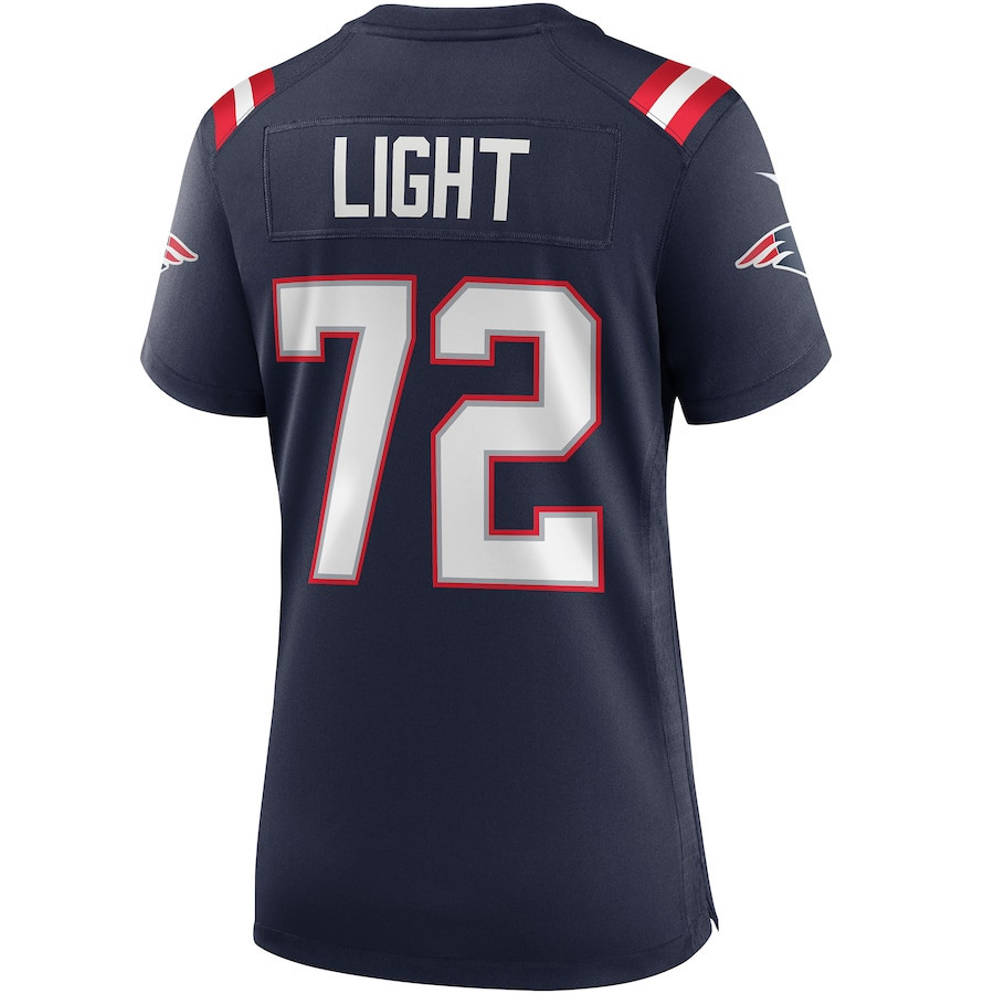 Matt Light #72 New England Patriots Game Jersey - Women's | Navy - Image 3