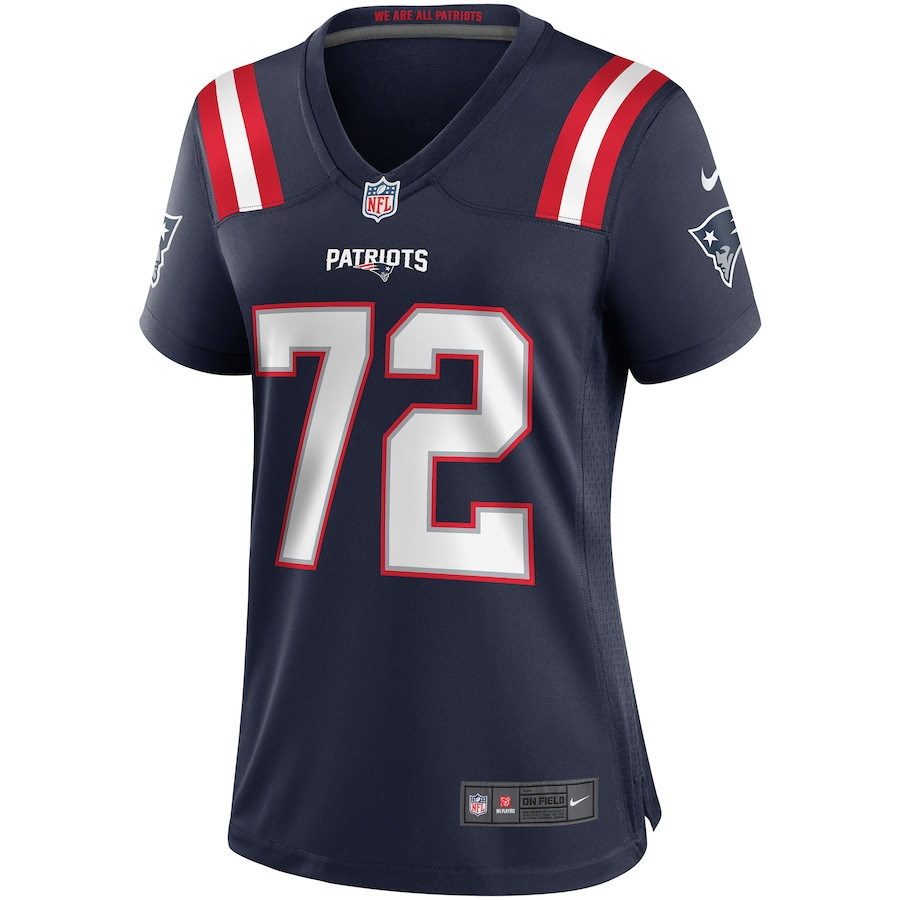 Matt Light #72 New England Patriots Game Jersey - Women's | Navy - Image 2