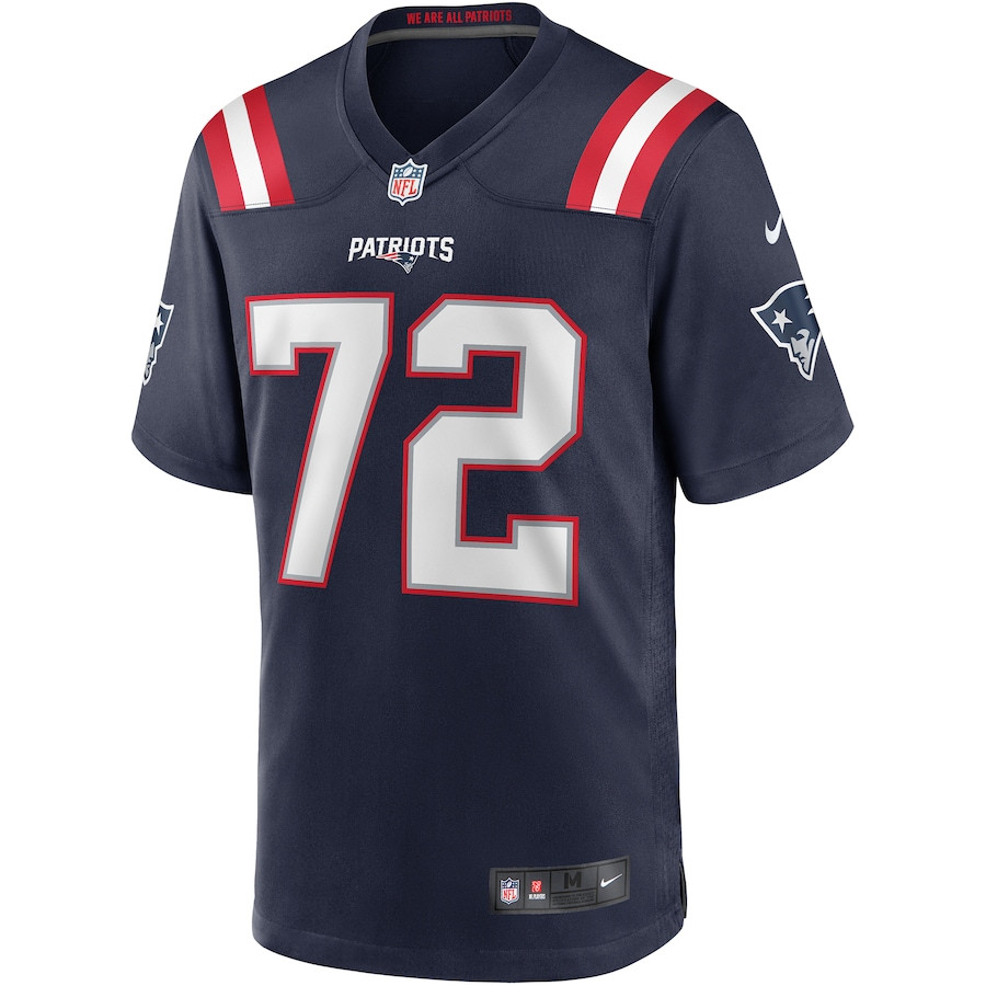 Alternative view of Matt Light #72 New England Patriots Retired Player Game Jersey - Men's | Navy