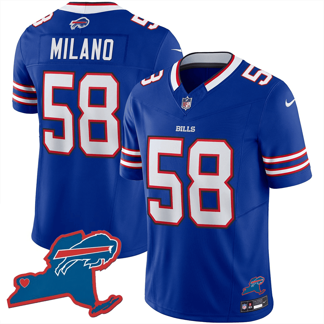 Matt Milano #58 Buffalo Bills Game Jersey - Men's | Royal