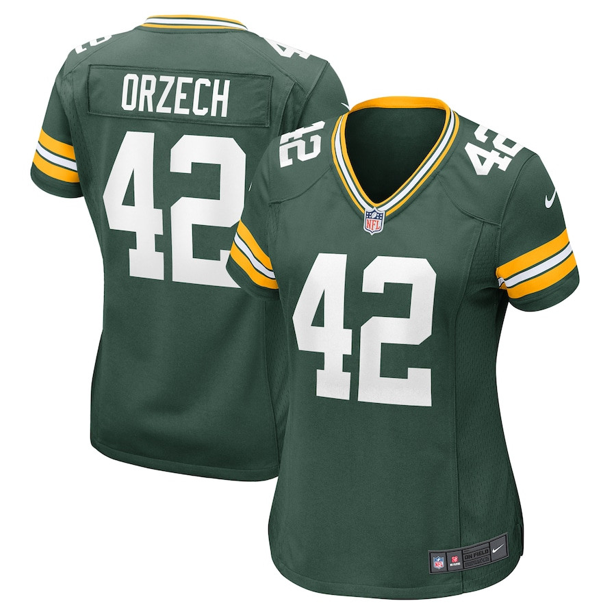 Matt Orzech #42 Green Bay Packers Game Jersey - Women's | Green