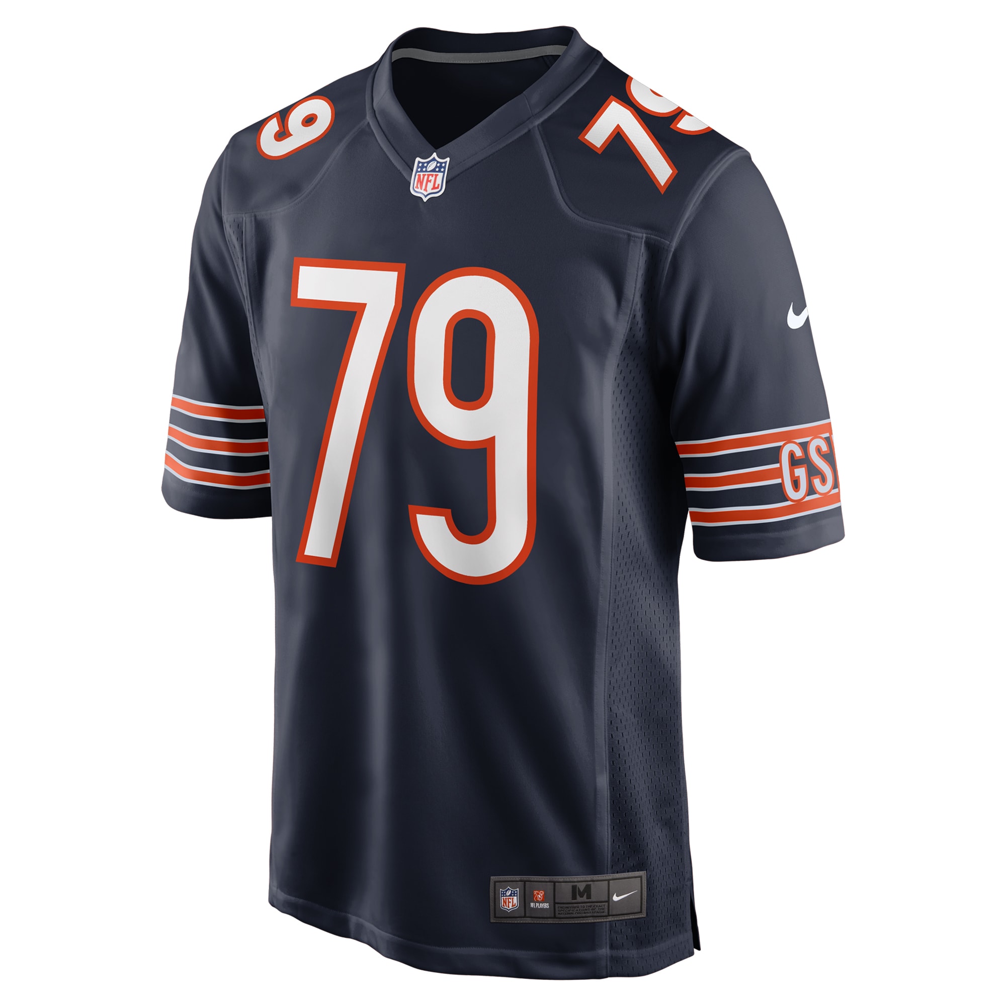 Alternative view of Matt Pryor Chicago Bears Game Jersey - Men's