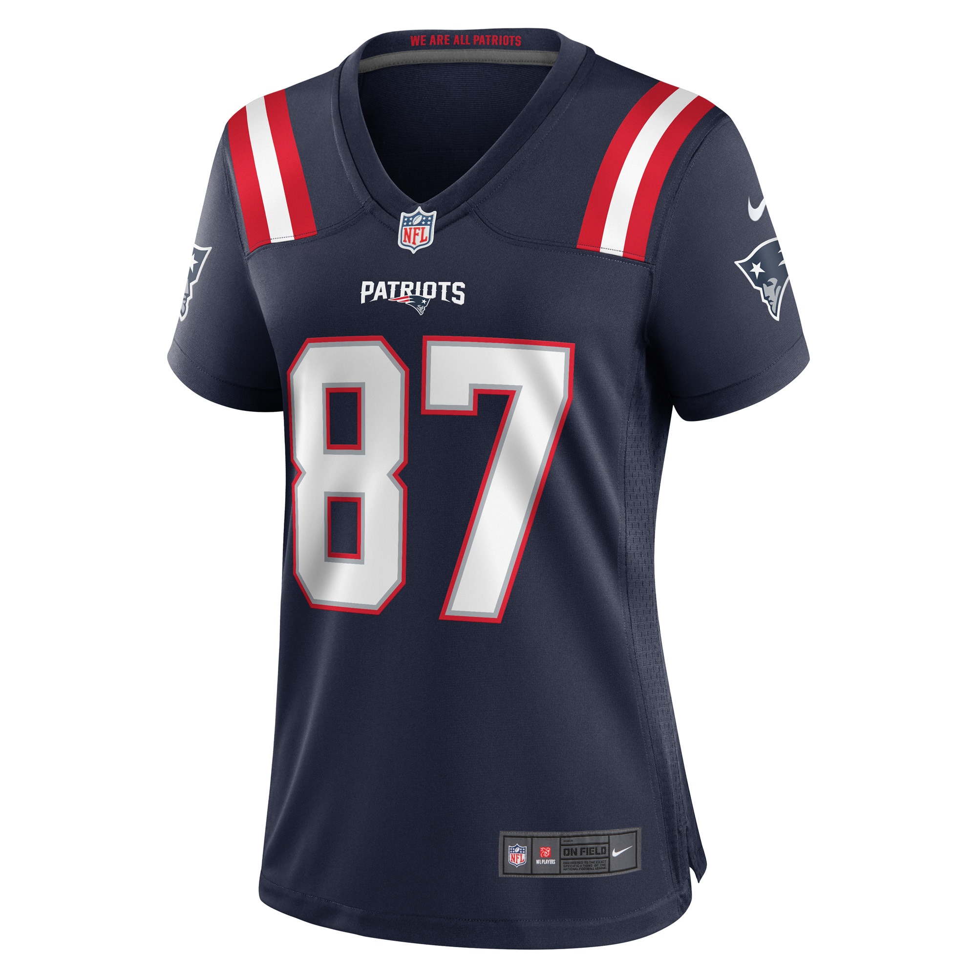Alternative view of Matt Sokol New England Patriots Game Jersey - Women's