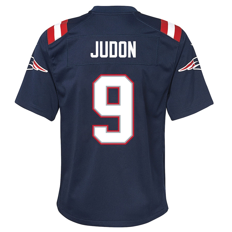 Matthew Judon #9 New England Patriots Game Jersey - Youth | Navy - Image 3