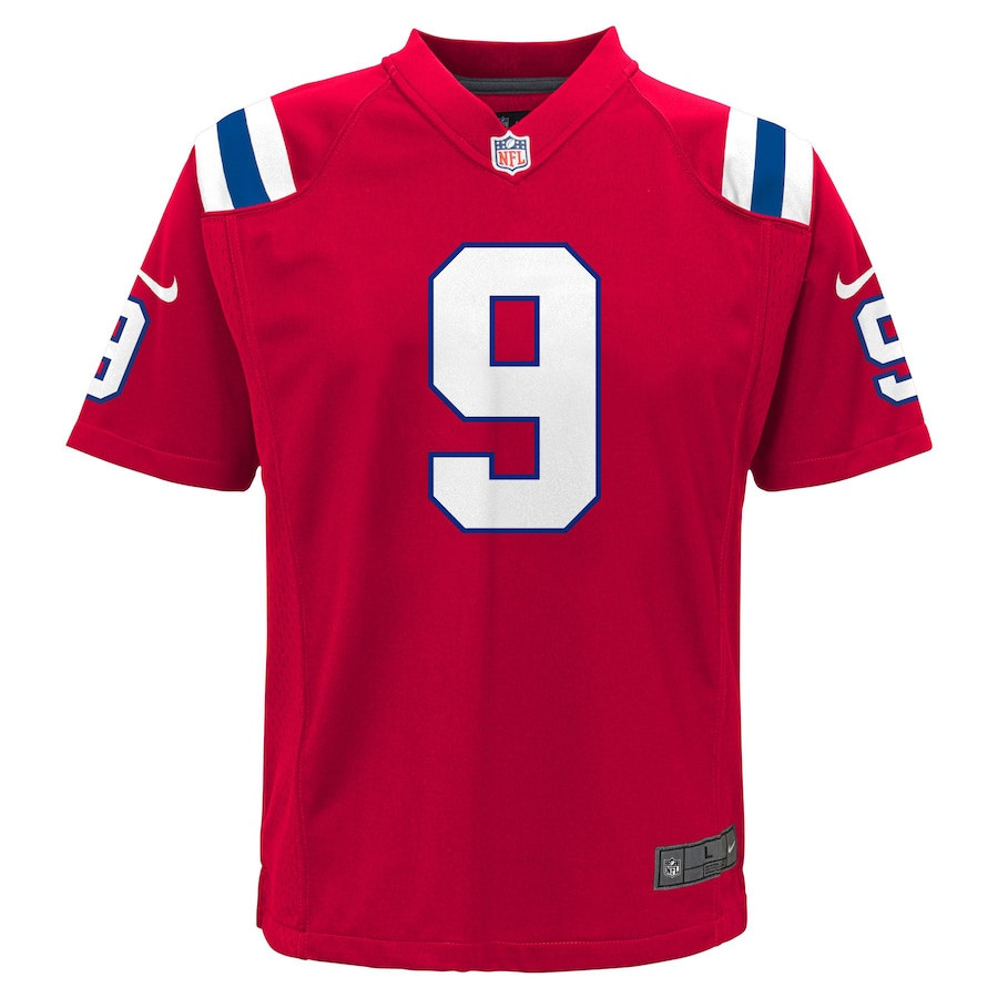 Alternative view of Matthew Judon #9 New England Patriots Game Jersey - Youth | Red
